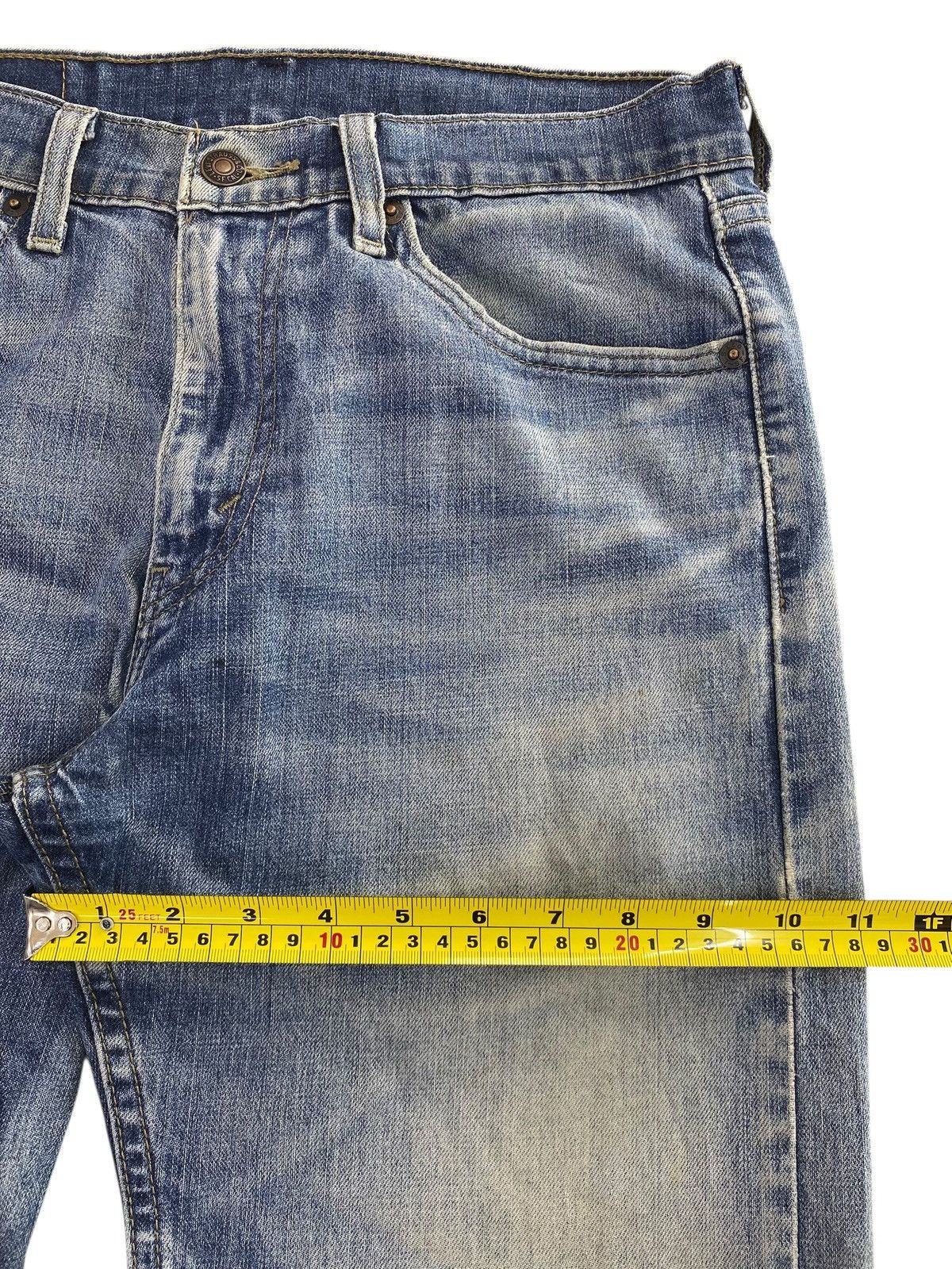 Levi's Levi’s_ Mud Wash Whiskered Style Straight Leg Jeans Size US 30 / EU 46 - 7 Thumbnail