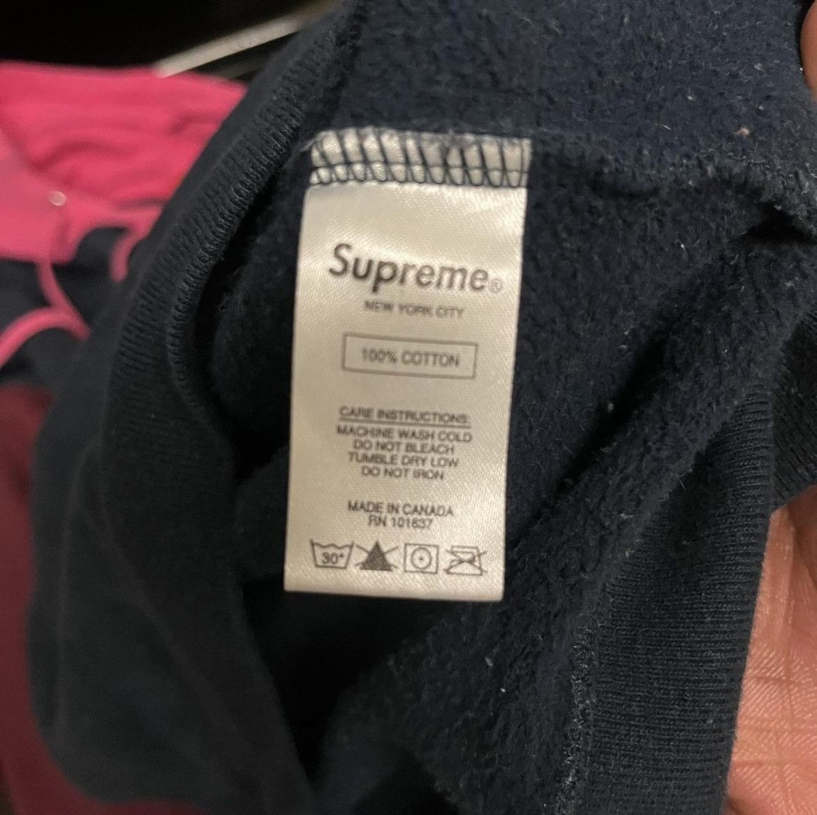 Japanese Brand Supreme S Logo Colorblocked Hooded Sweatshirt - Size Large Size US L / EU 52-54 / 3 - 4 Thumbnail
