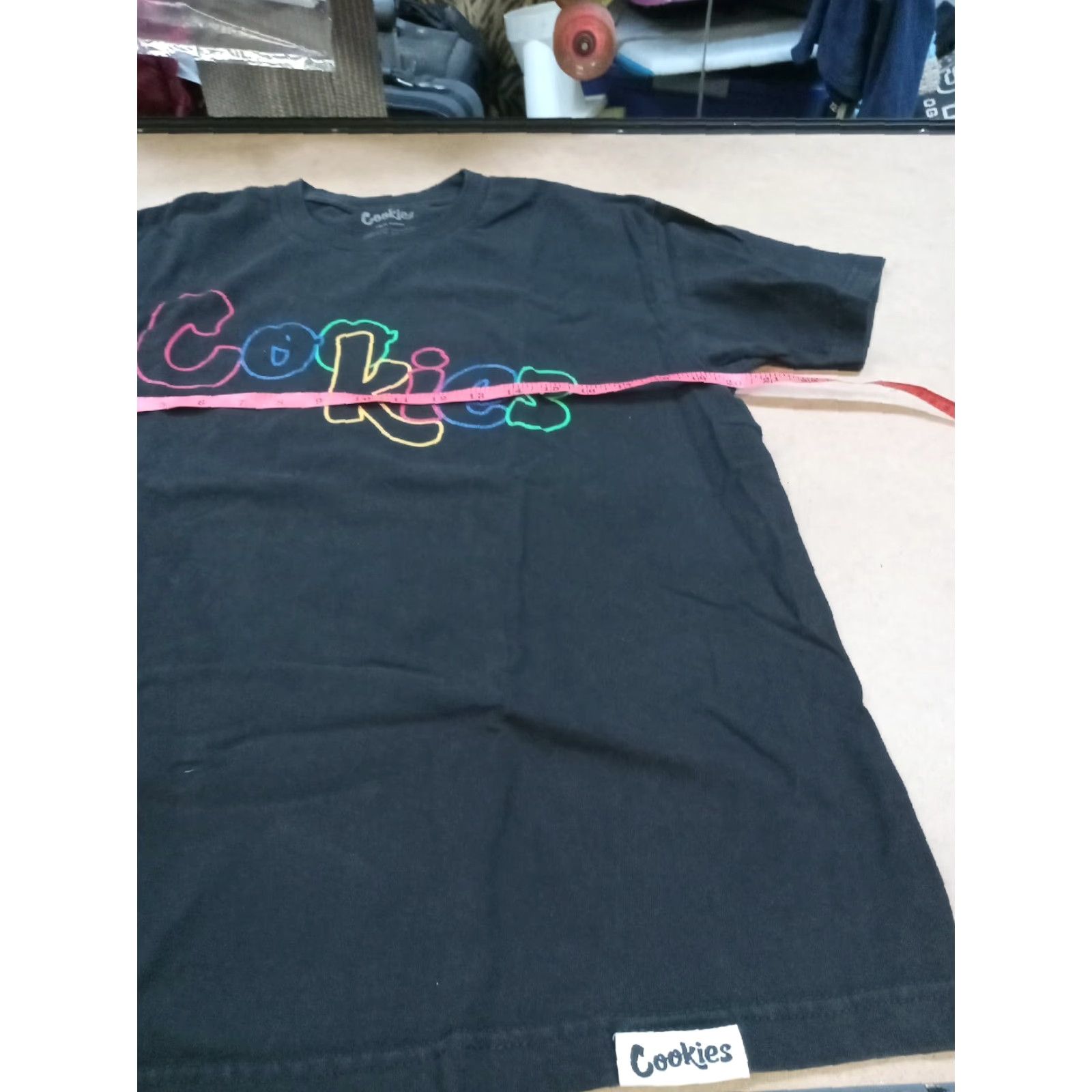 Vintage Cookies Large SS Tshirt 40" Chest Men L Black T-Shirt Size US L / EU 52-54 / 3 - 2 Thumbnail