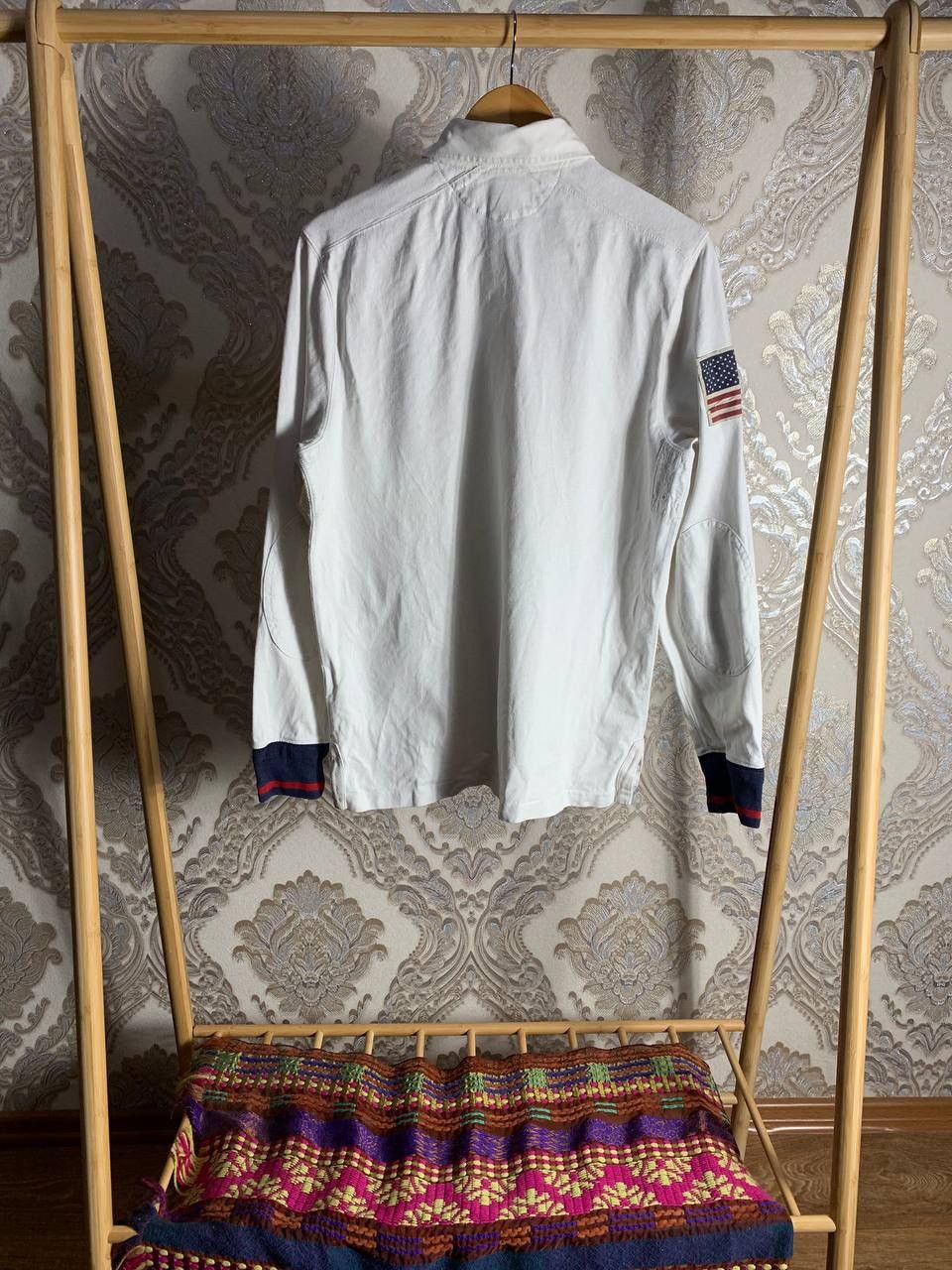 Polo Ralph Lauren VINTAGE POLO RALPH LAUREN USA FLAG DESIGNER RETRO Y2K 90s Size US M / EU 48-50 / 2 - 10 Thumbnail