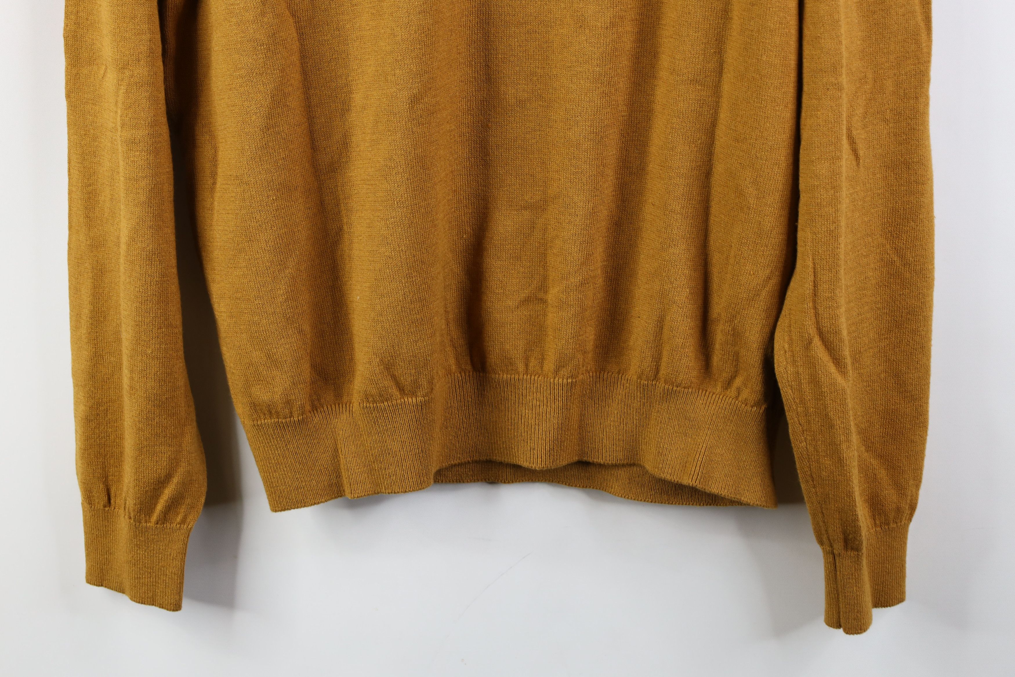 Paul Fredrick Paul Fredrick Wool Cashmere Knit Turtleneck Sweater Gold Size US M / EU 48-50 / 2 - 3 Thumbnail