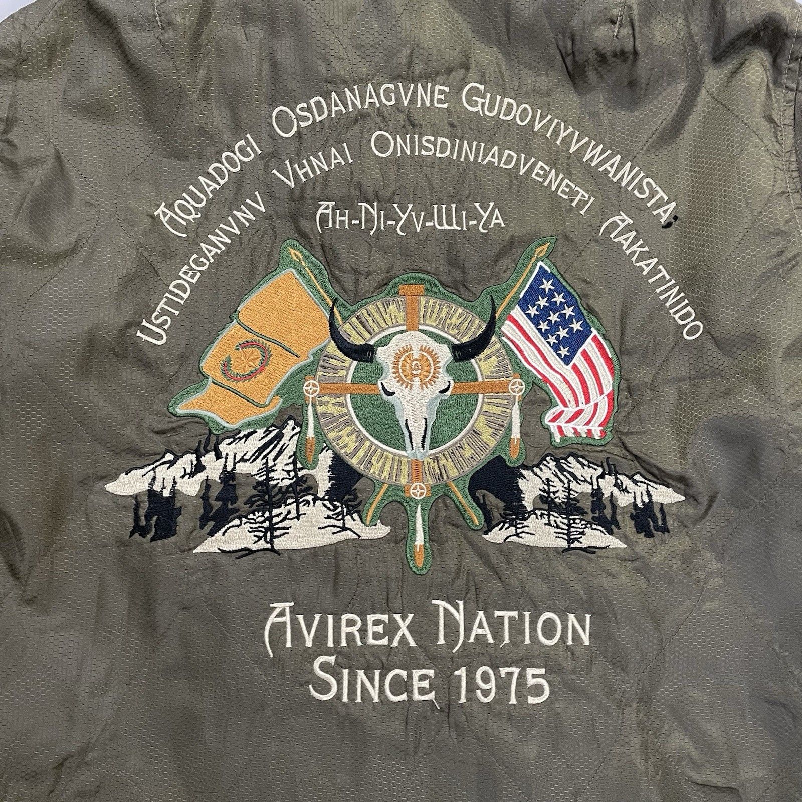 Avirex Vintage Avirex Jacket Quilted Embroidered Bomber Jacket M Size US M / EU 48-50 / 2 - 9 Thumbnail