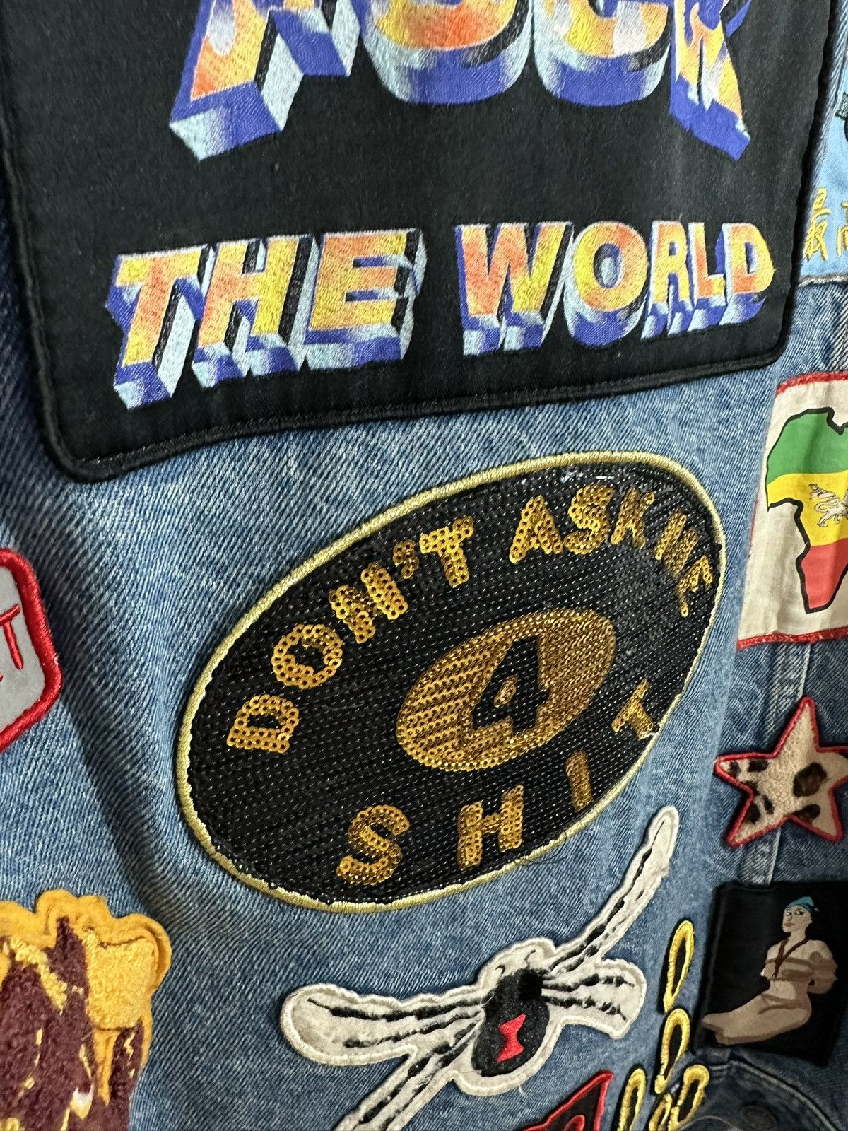 Supreme Supreme Patchwork Denim Jacket Size US M / EU 48-50 / 2 - 10 Thumbnail