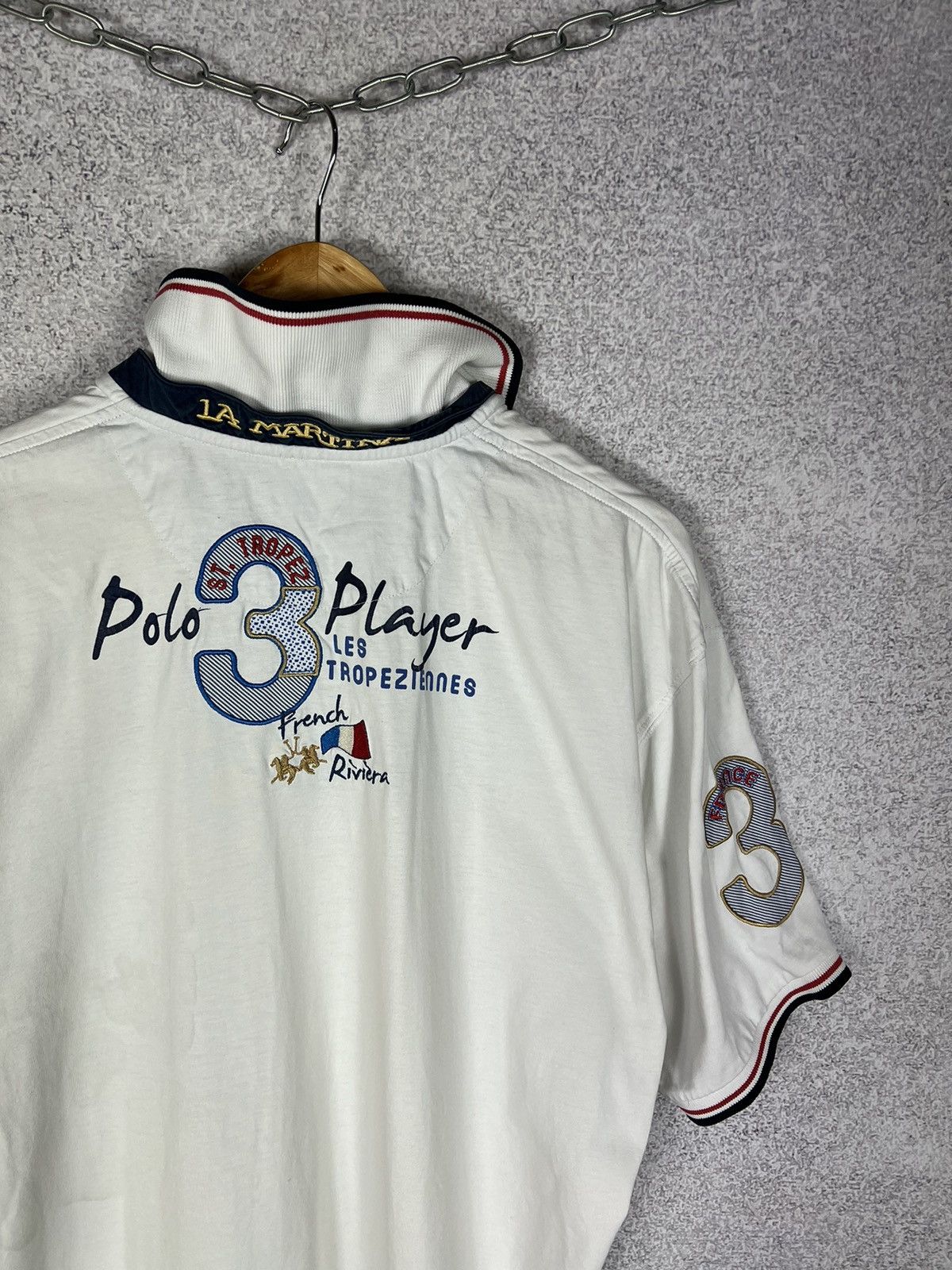 La Martina Vintage La Martina Buenos Airos France Polo Shirt Size US XXL / EU 58 / 5 - 3 Thumbnail