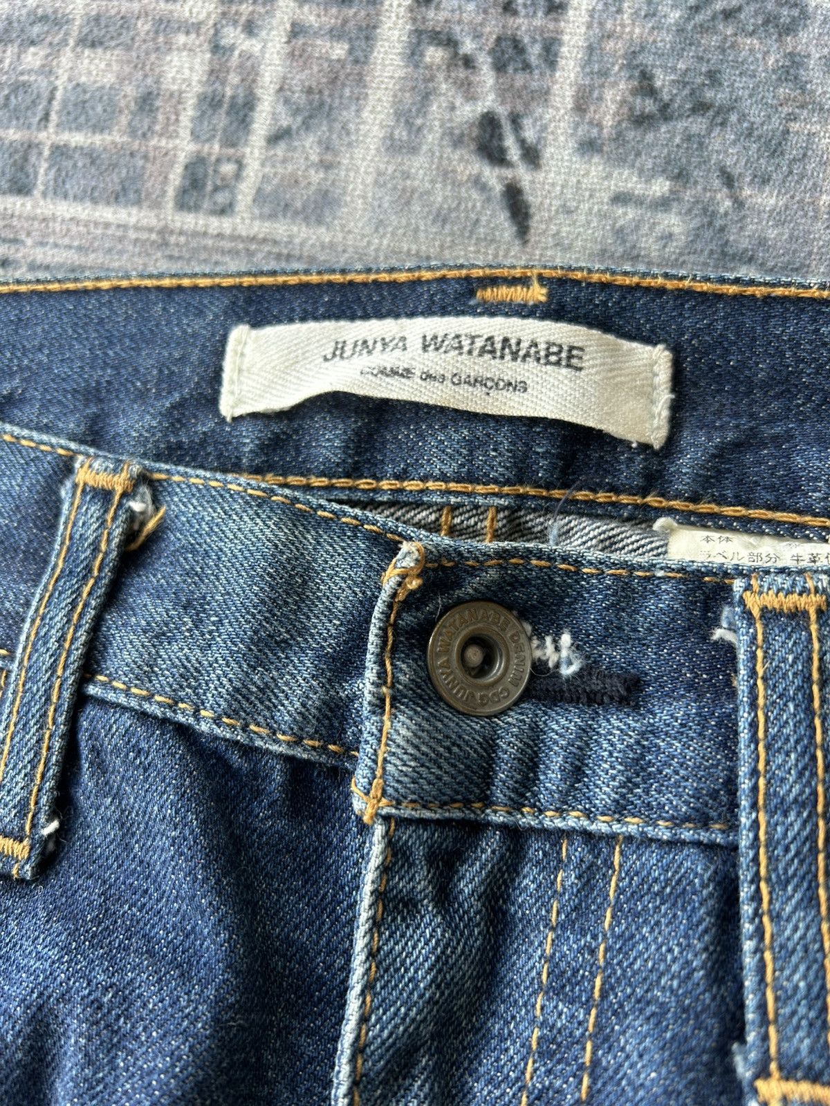 Junya Watanabe AD2011 Junya Watanabe Patchwork Denim Size US 31 - 13 Thumbnail