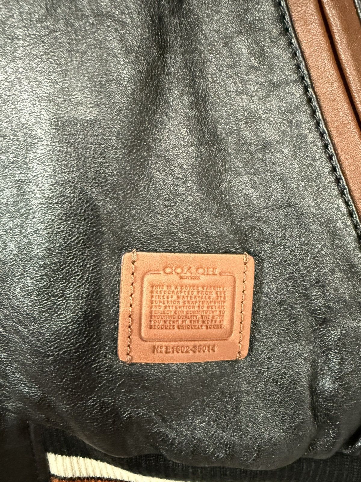 Coach Coach Varsity Leather Bomber Jacket Size US M / EU 48-50 / 2 - 4 Thumbnail