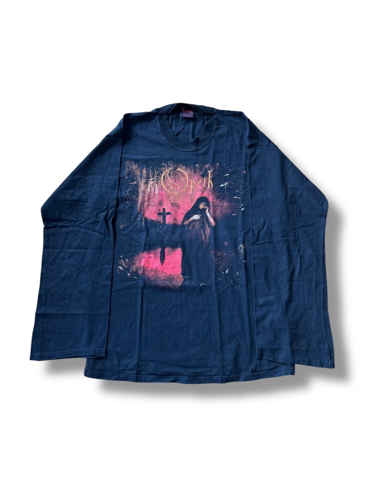 Vintage *RARE* 2000 00s Y2K OPETH METAL LONDON FIEND LONGSLEEVE TEE Size US XL / EU 56 / 4 - 1 Thumbnail