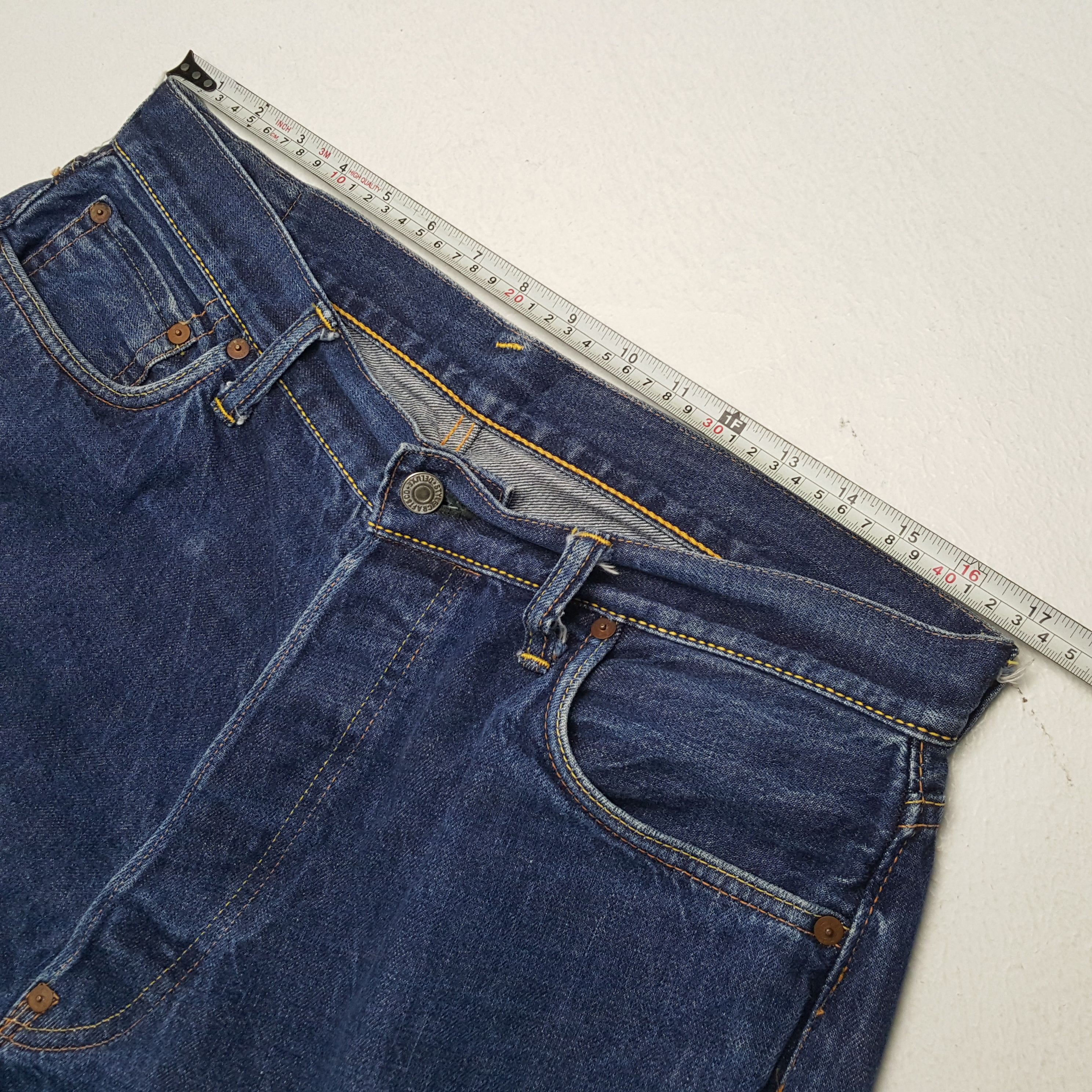 Evisu × Japanese Brand × Vintage Vintage EVISU Japanese Brand Daicock Custom Style Jeans Size US 34 / EU 50 - 7 Thumbnail