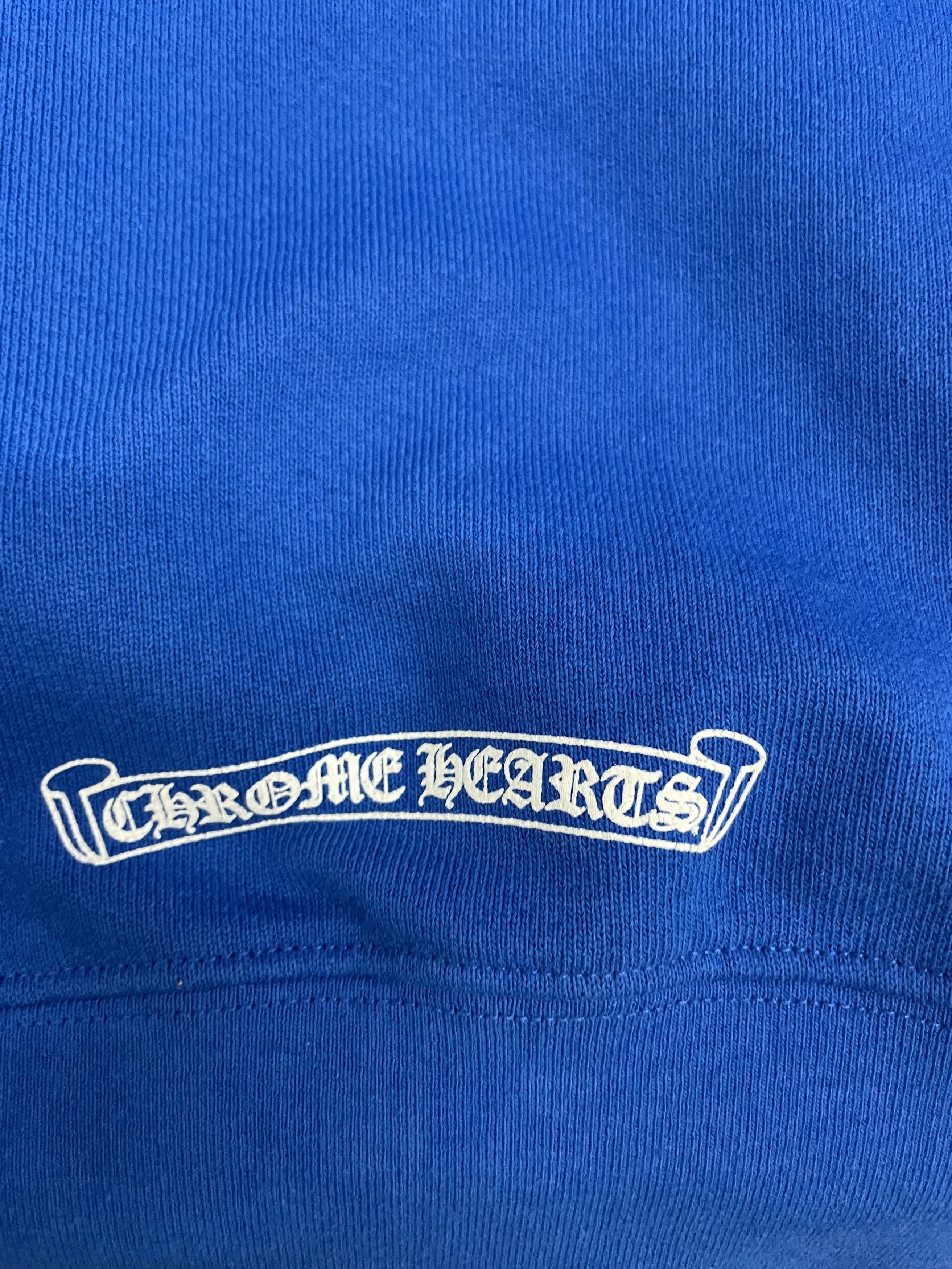 Chrome Hearts Chrome Hearts Matty Boy SPACE Logo Blue Hoodie Size US S / EU 44-46 / 1 - 4 Thumbnail