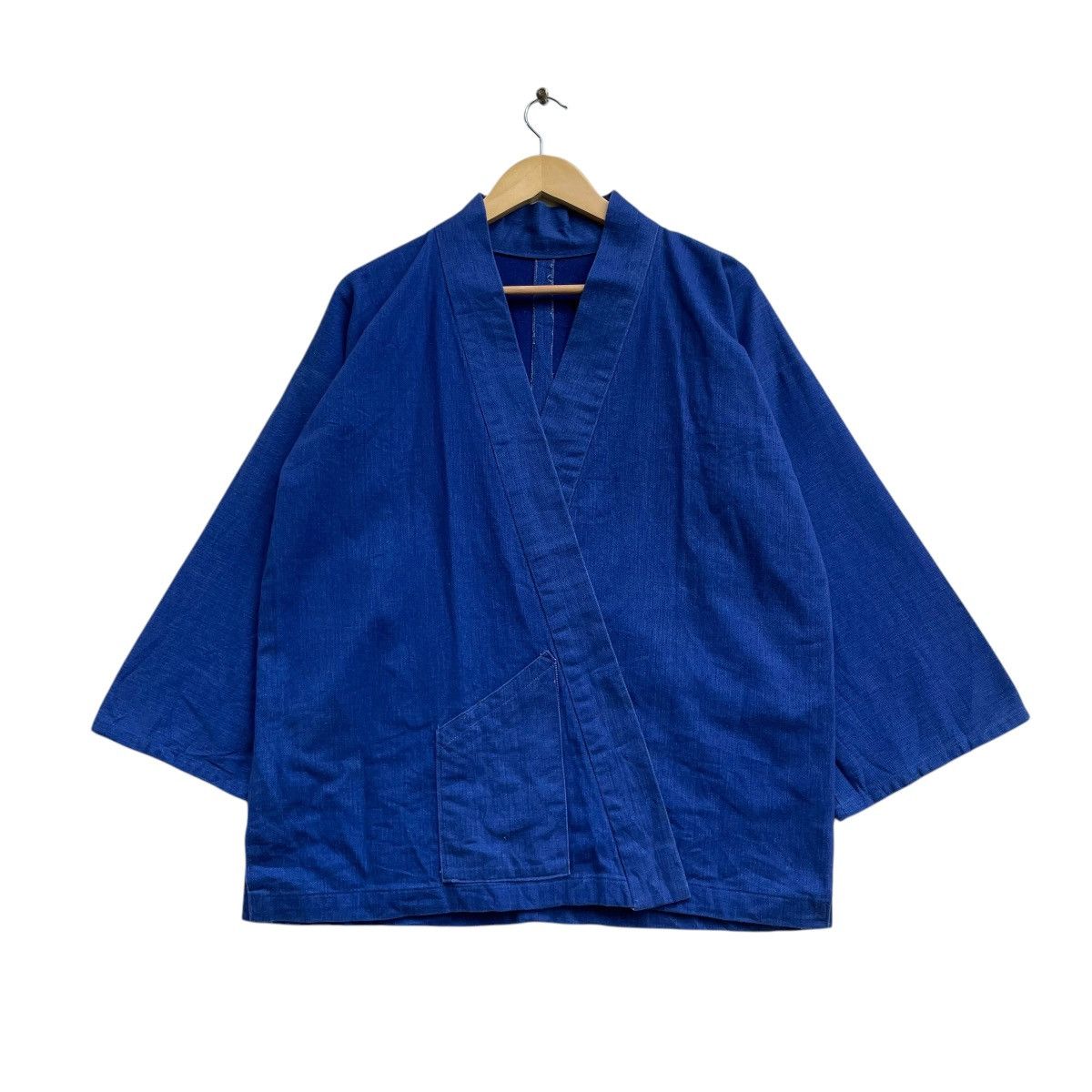 Japanese Brand 💥Vintage Japanese Traditional Kimono Indigo Jacket Size US M / EU 48-50 / 2 - 1 Thumbnail