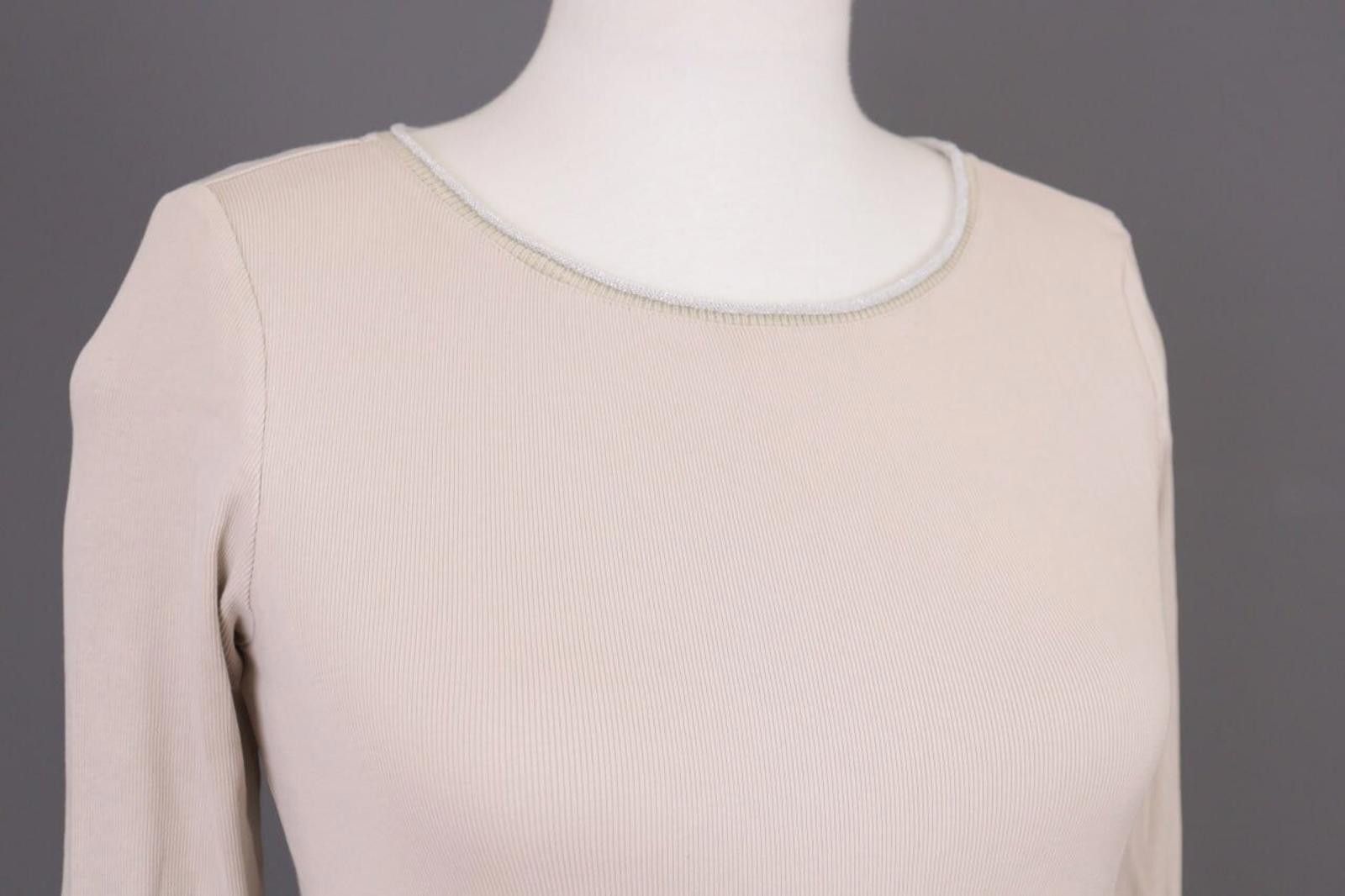 Designer Fabiana Filippi Summer Stretch Top Shirt Size XS I 40 / GB 8 Size XS / US 0-2 / IT 36-38 - 3 Thumbnail