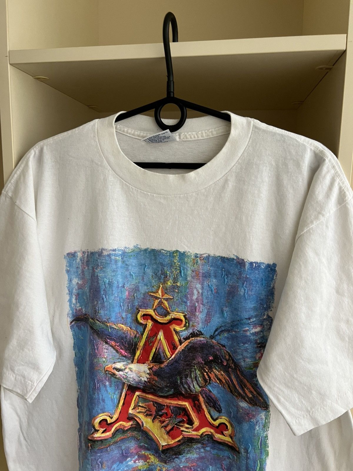 Vintage Vintage Anheuser Busch Beer Eagle T-Shirt AllSport USA 90s Size US XL / EU 56 / 4 - 3 Thumbnail