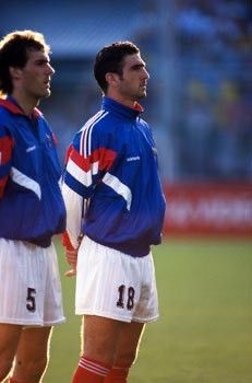 Adidas × Vintage Adidas France 1992 Vintage 90’s Anthem Prematch Tracksuit Size US M / EU 48-50 / 2 - 2 Thumbnail