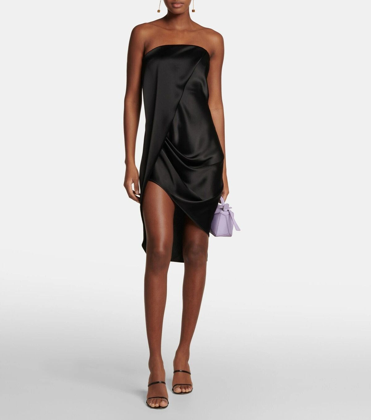 Loewe o1y1025 Midi Dress in Black Size M / US 6-8 / IT 42-44 - 4 Thumbnail