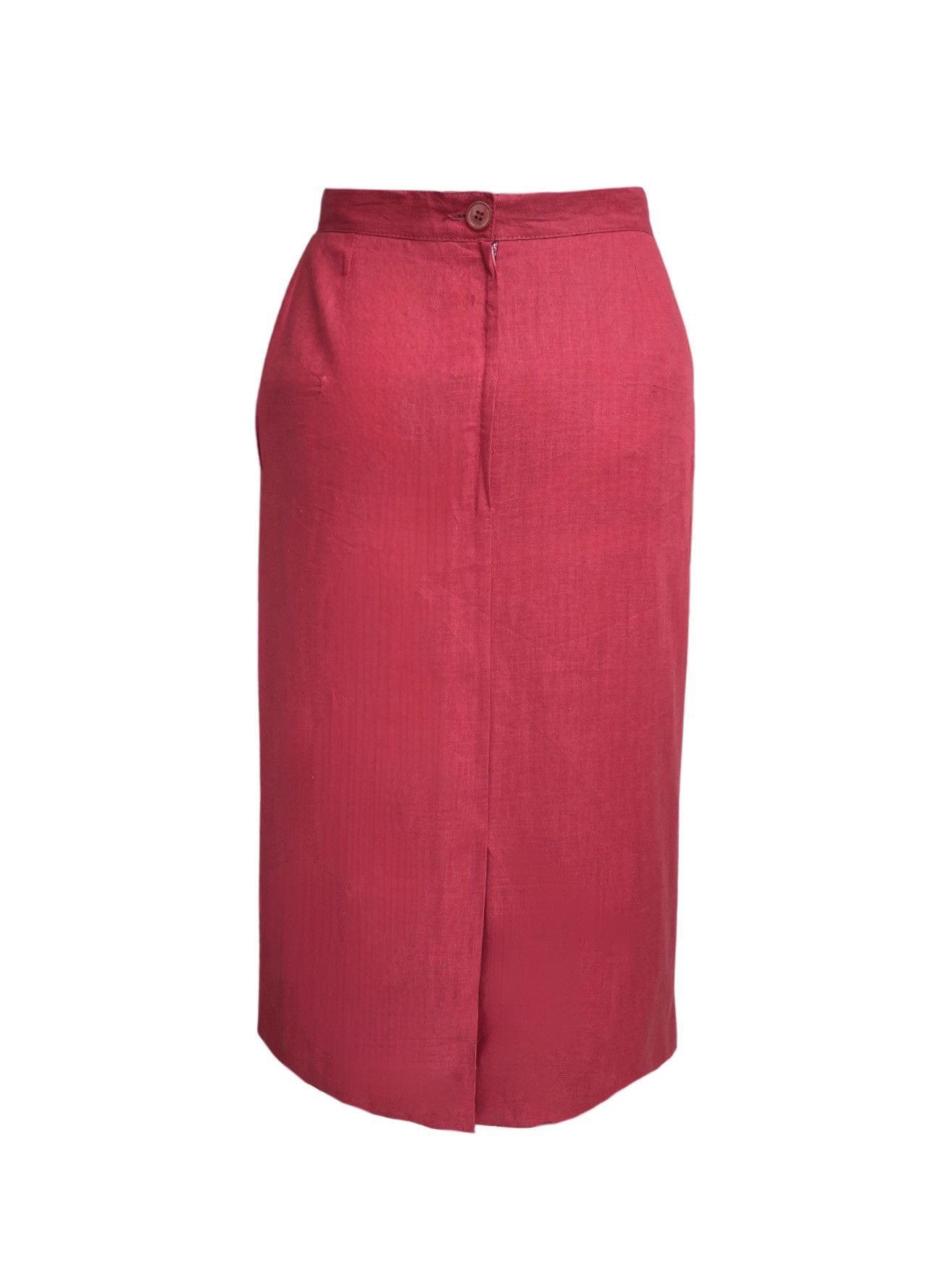 Vintage Gucci Archived 80s Linen Skirt Size 27" / US 4 / IT 40 - 3 Thumbnail
