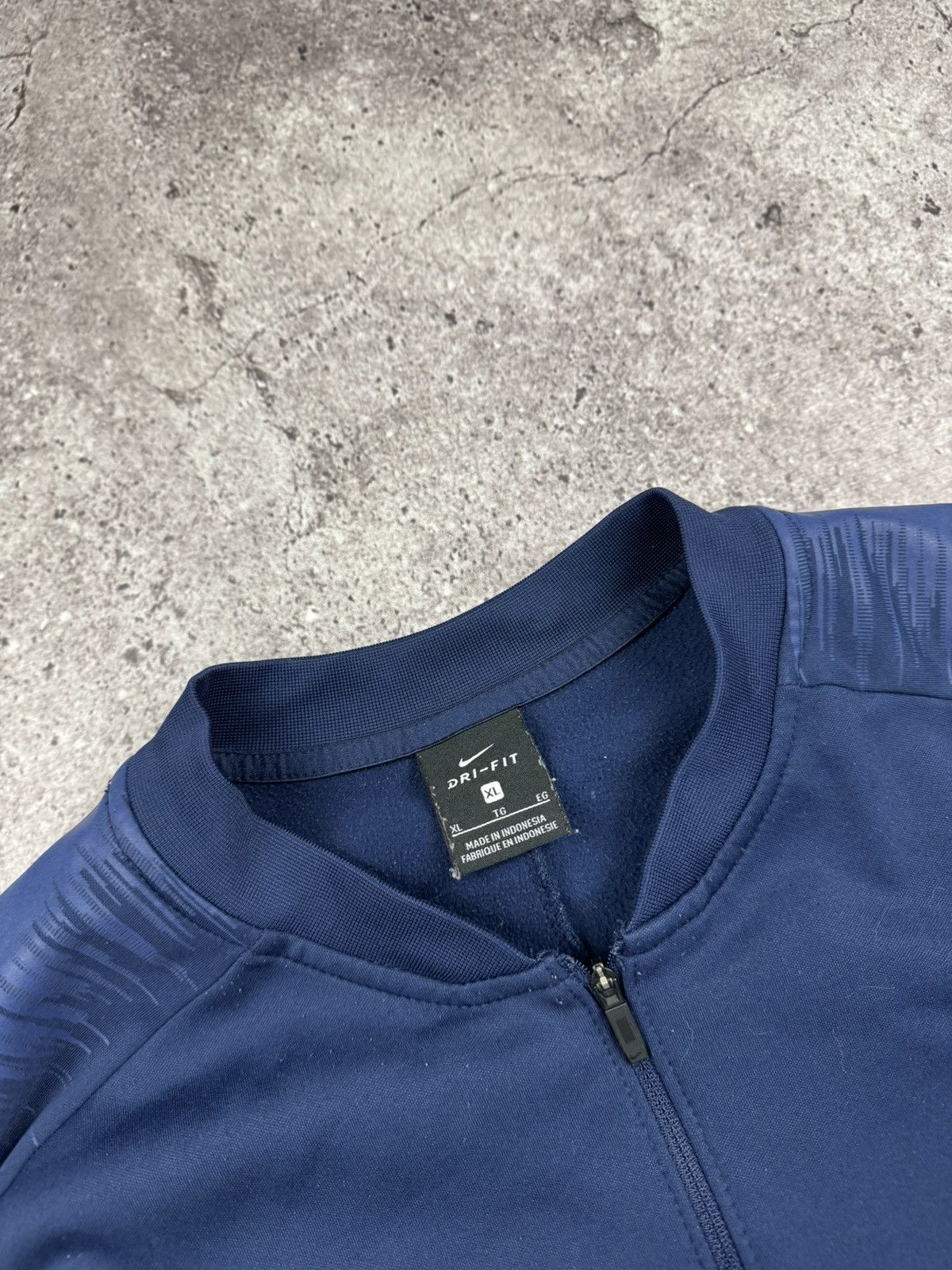 Nike NIKE x PSG VINTAGE Y2K DRIL ZIP HOODIE SOCCER JERSEY JAPAN Size US XL / EU 56 / 4 - 4 Thumbnail