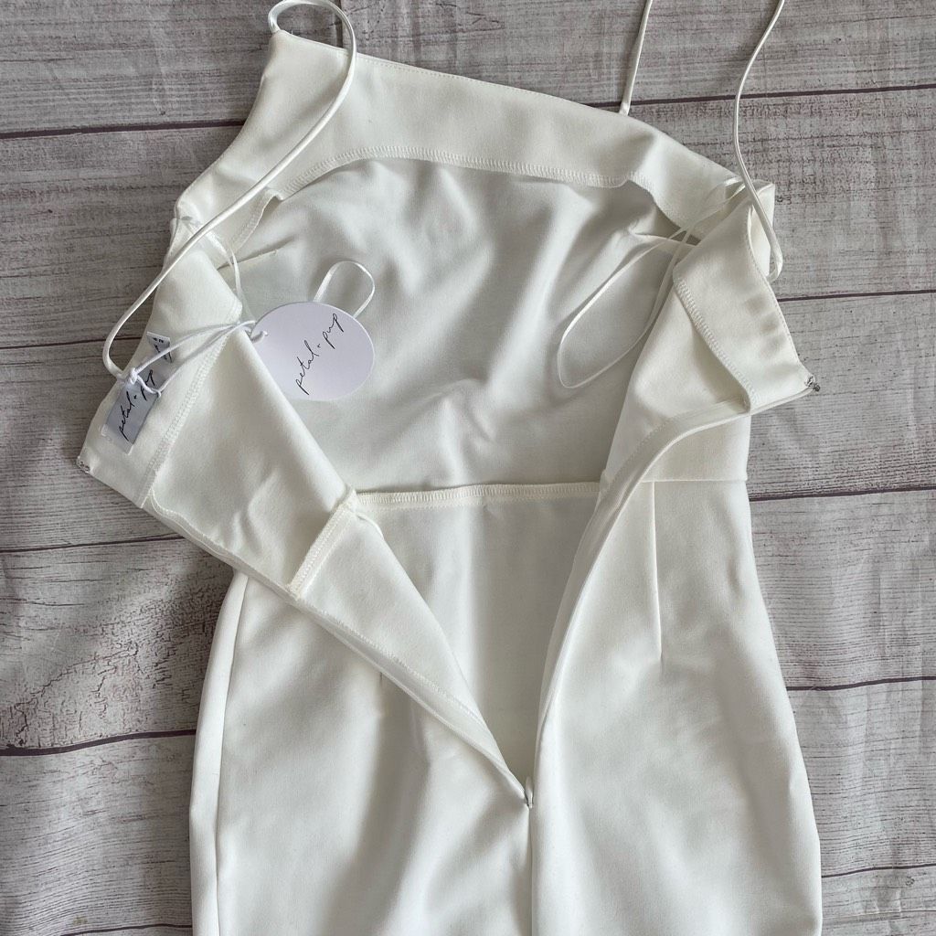 Other Petal & Pup women 2 spaghetti strap bodycon asymmetrical mid Size XS / US 0-2 / IT 36-38 - 5 Thumbnail