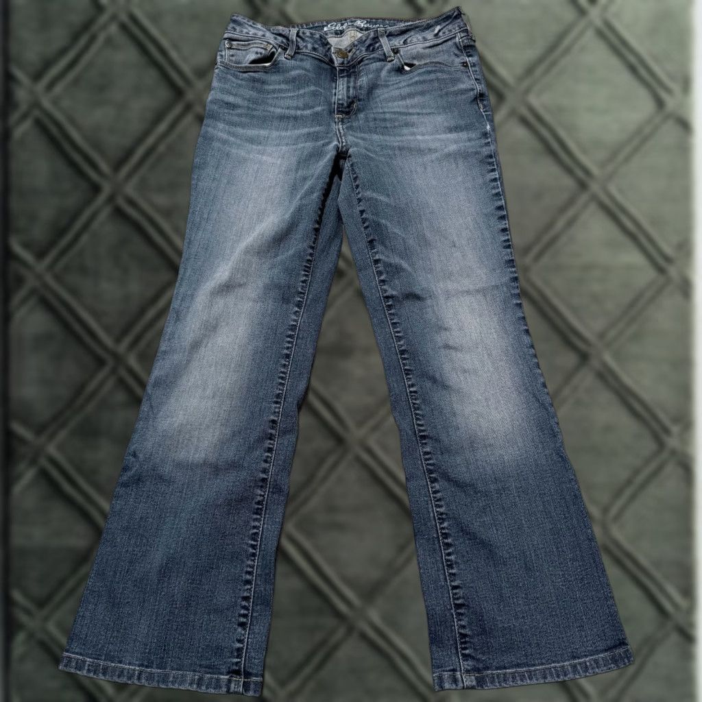 Eddie Bauer Eddie Bauer Jeans Bootcut Womens Medium Blue Pockets 5-Pocket Denim Regular Rise Mid 28x26 Size M Size 32" / US 10 / IT 46 - 1 Thumbnail