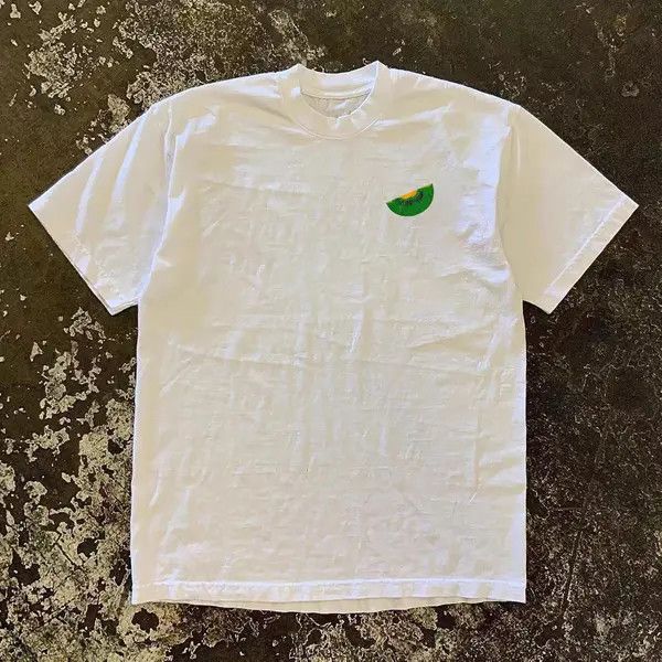 Japanese Brand Kihara x Hada White casual retro kiwi print t-shirt Size US M / EU 48-50 / 2 - 2 Thumbnail