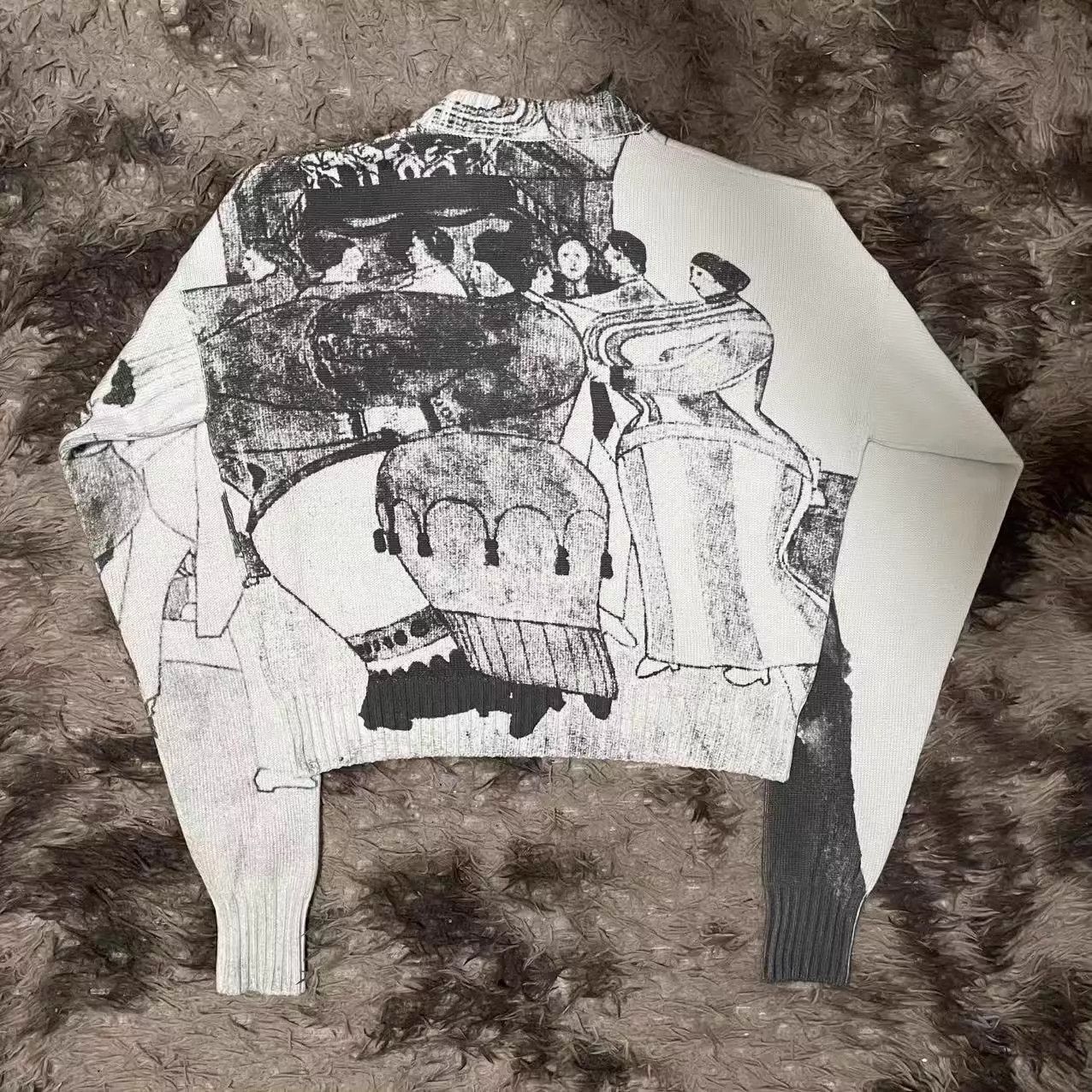 Enfants Riches Deprimes ERD 25ss Comic Print Knit Sweater M Size M / US 6-8 / IT 42-44 - 2 Thumbnail