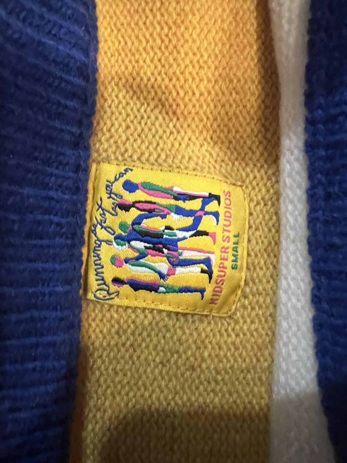 KidSuper KidSuper Face Boxy Knit sweater white A Bull in a China Shop Size US S / EU 44-46 / 1 - 6 Thumbnail