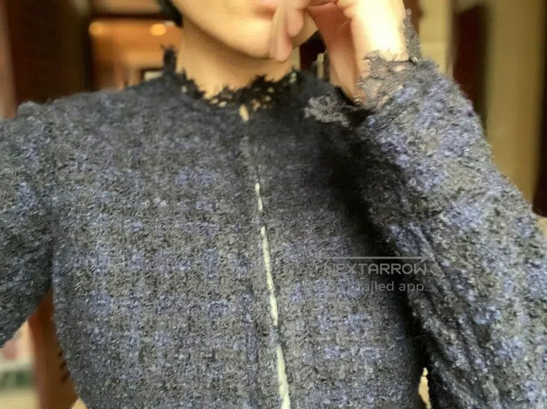Valentino Valentino Lace wool coat Size S / US 4 / IT 40 - 8 Thumbnail