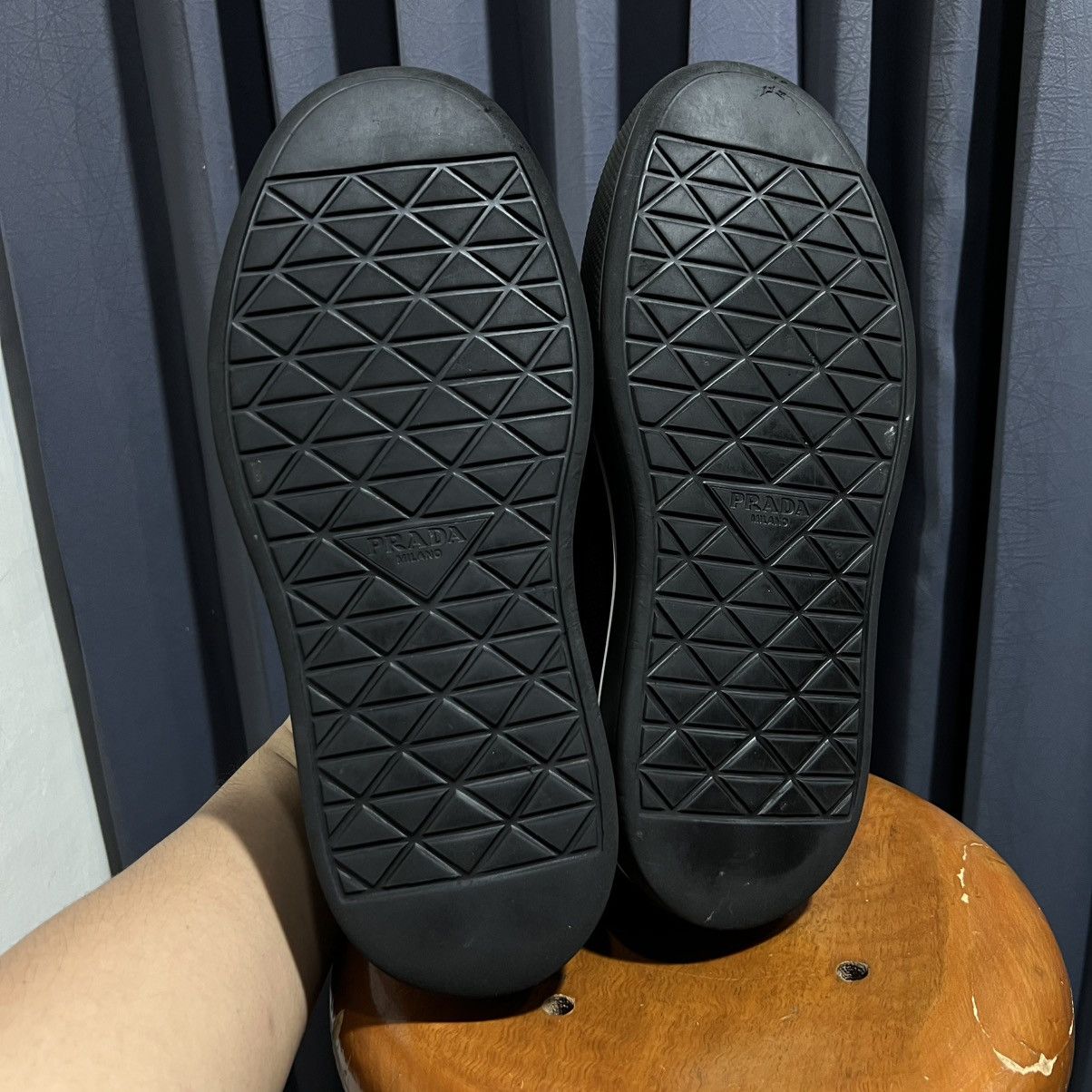 Prada Prada Milano Mesh Sneakers Black Size US 8 / EU 41 - 8 Thumbnail