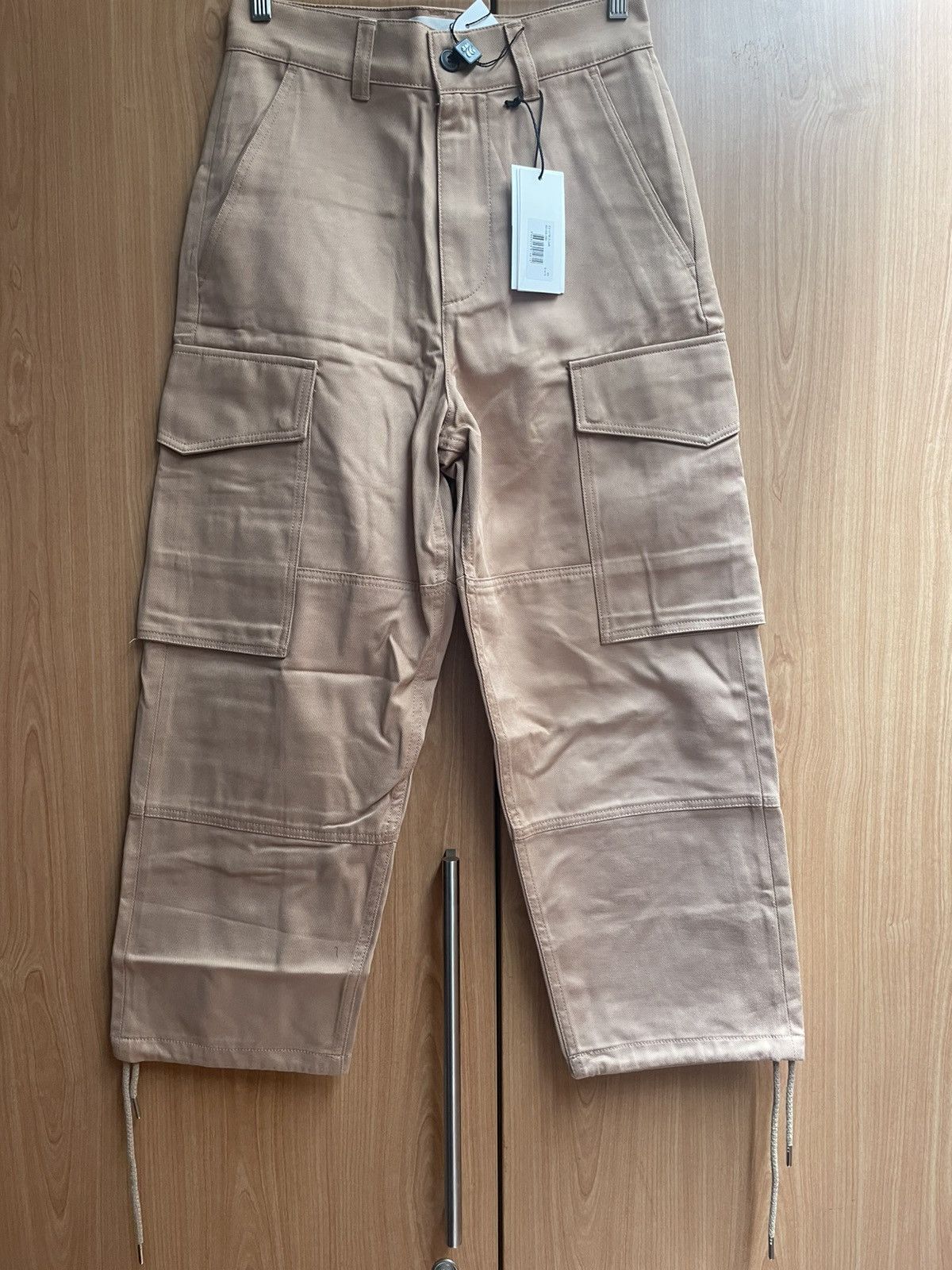 AMI AMI Beige Cargo Pants Size XS Size US 30 / EU 46 - 1 Thumbnail