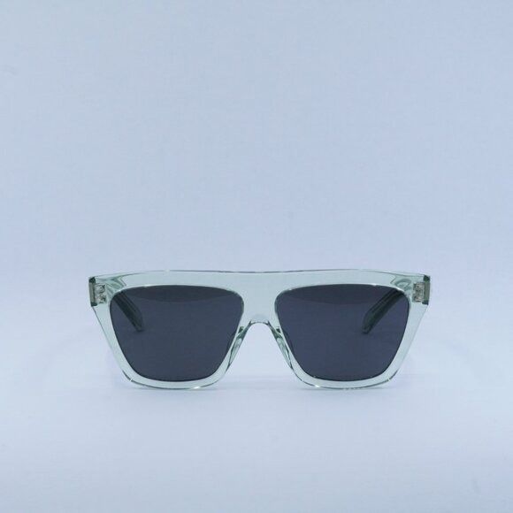 Celine New Celine CL40256I 93A Sunglasses - Light Green Transparent Size ONE SIZE - 2 Thumbnail
