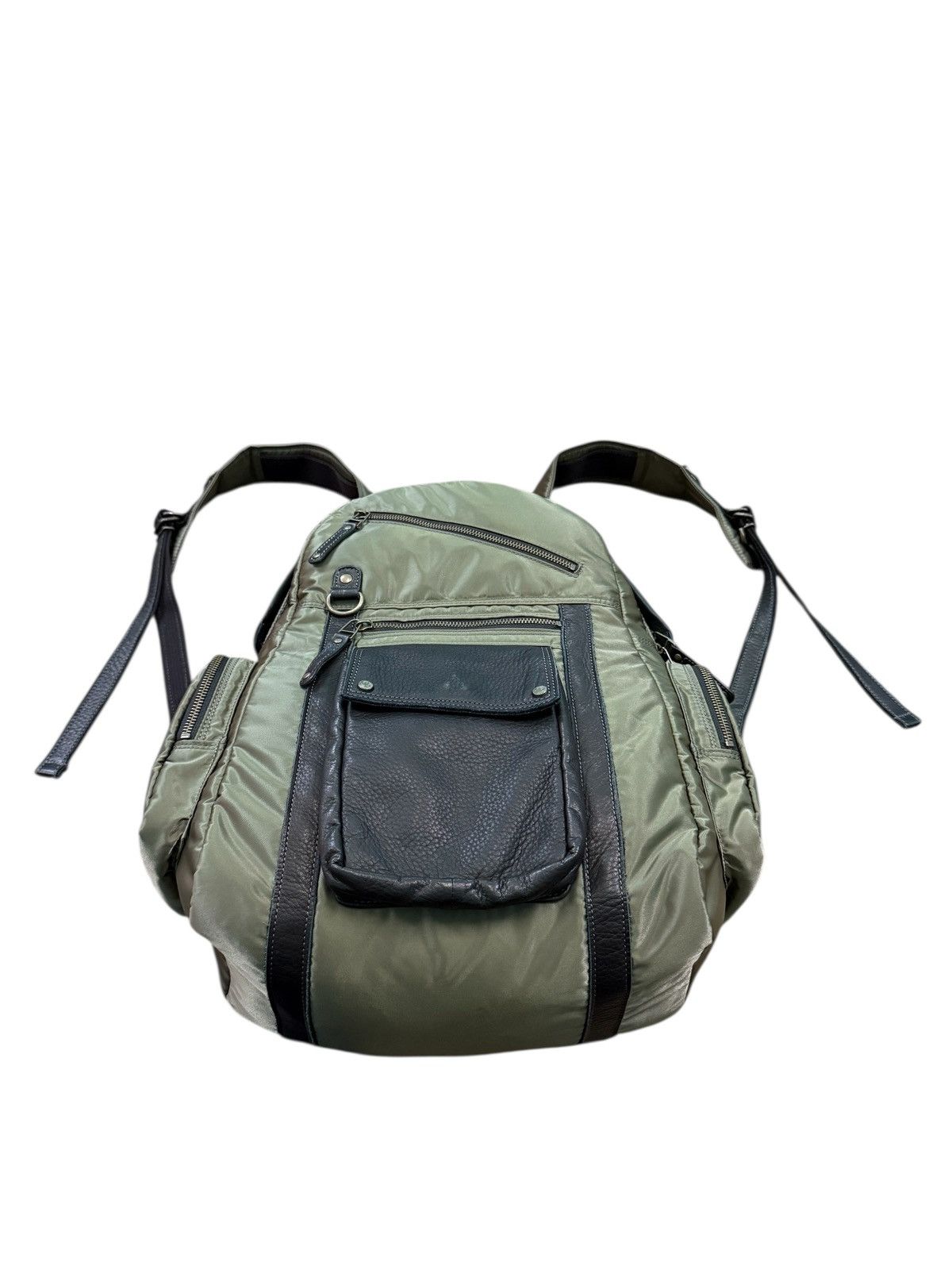 Japanese Brand RARE JYO ARVINISTA NYLON LEATHER BACKPACK Size ONE SIZE - 4 Thumbnail