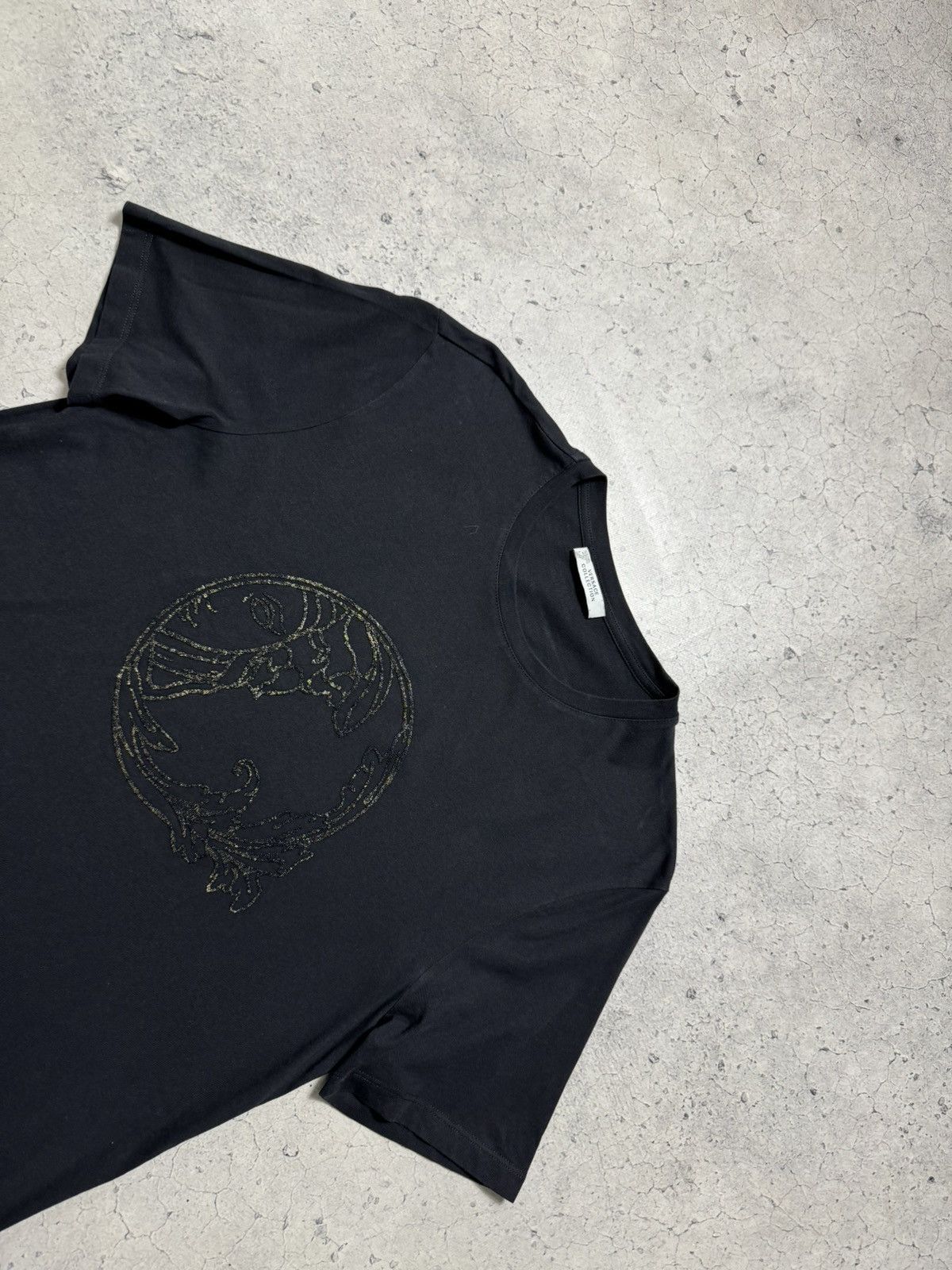 Versace Gianni Versace Medusa Big Logo Black Luxury T-Shirt Size S Size US S / EU 44-46 / 1 - 6 Thumbnail