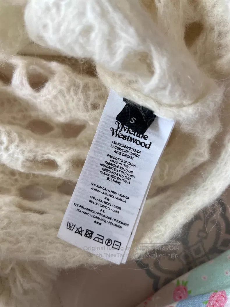 Vivienne Westwood Vivienne Westwood Knit Cardigan with 74% Alpaca Wool, 13% Size S / US 4 / IT 40 - 8 Thumbnail