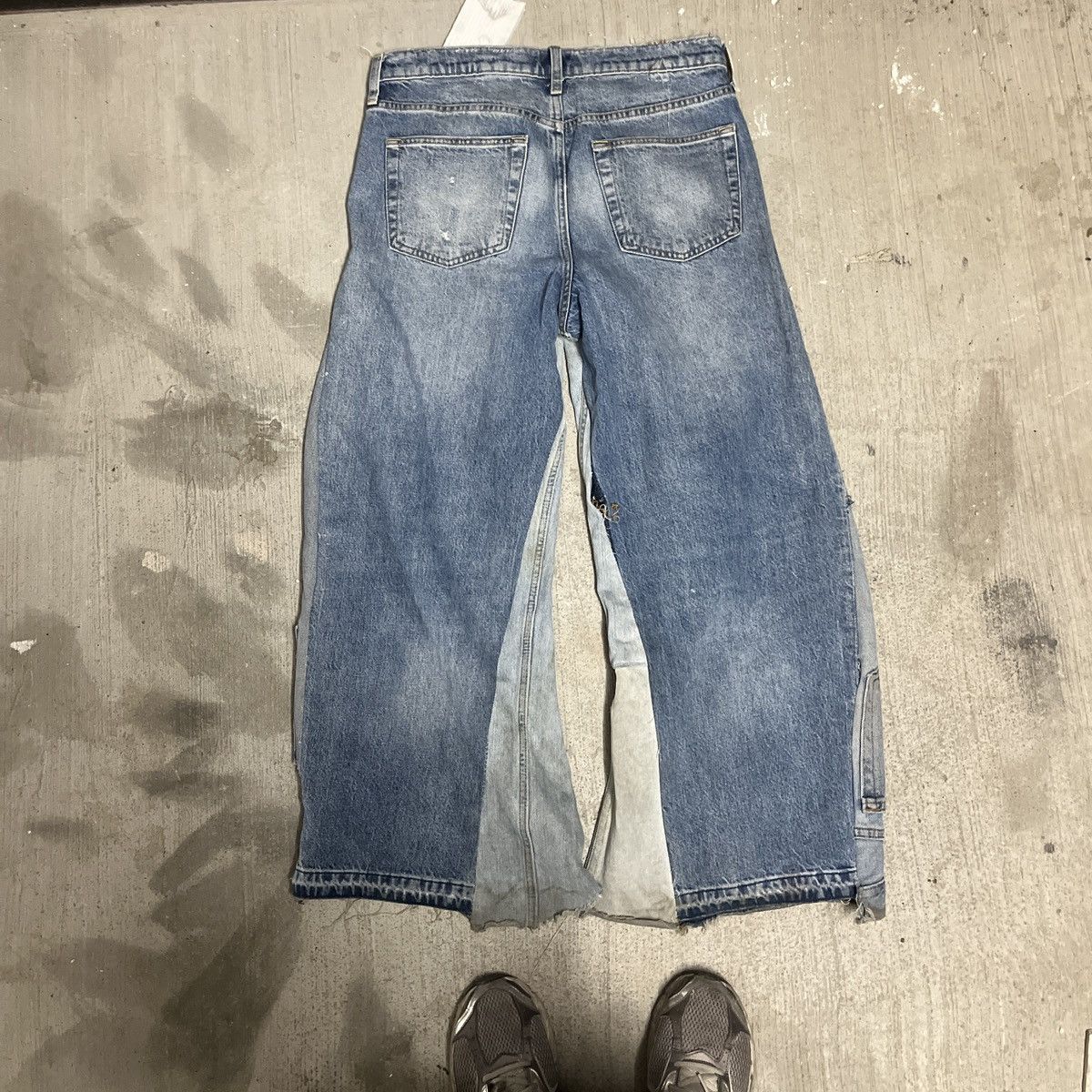 Other Stone Studios Upside Down Pocket Flared Jeans Size US 38 / EU 54 - 2 Thumbnail