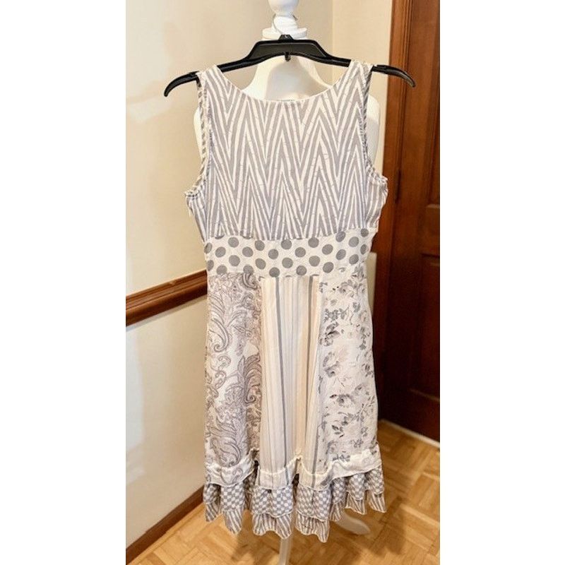 Chan Luu Chan Luu Patchwork Boho Dress S Handmade India Flowy Summer Size S / US 4 / IT 40 - 9 Thumbnail