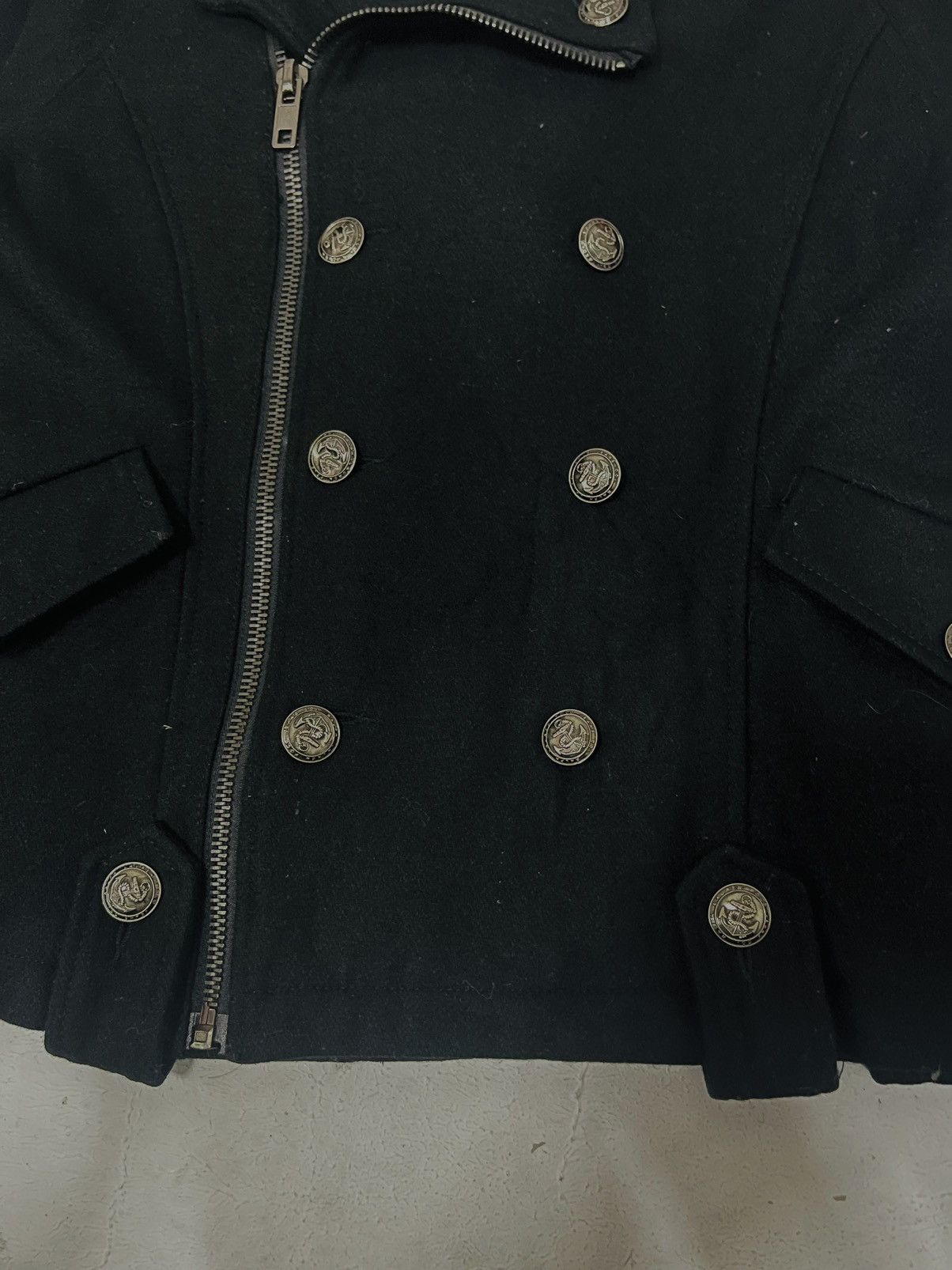 Japanese Brand Barnk Double Colar Wool Jacket Size US S / EU 44-46 / 1 - 8 Thumbnail