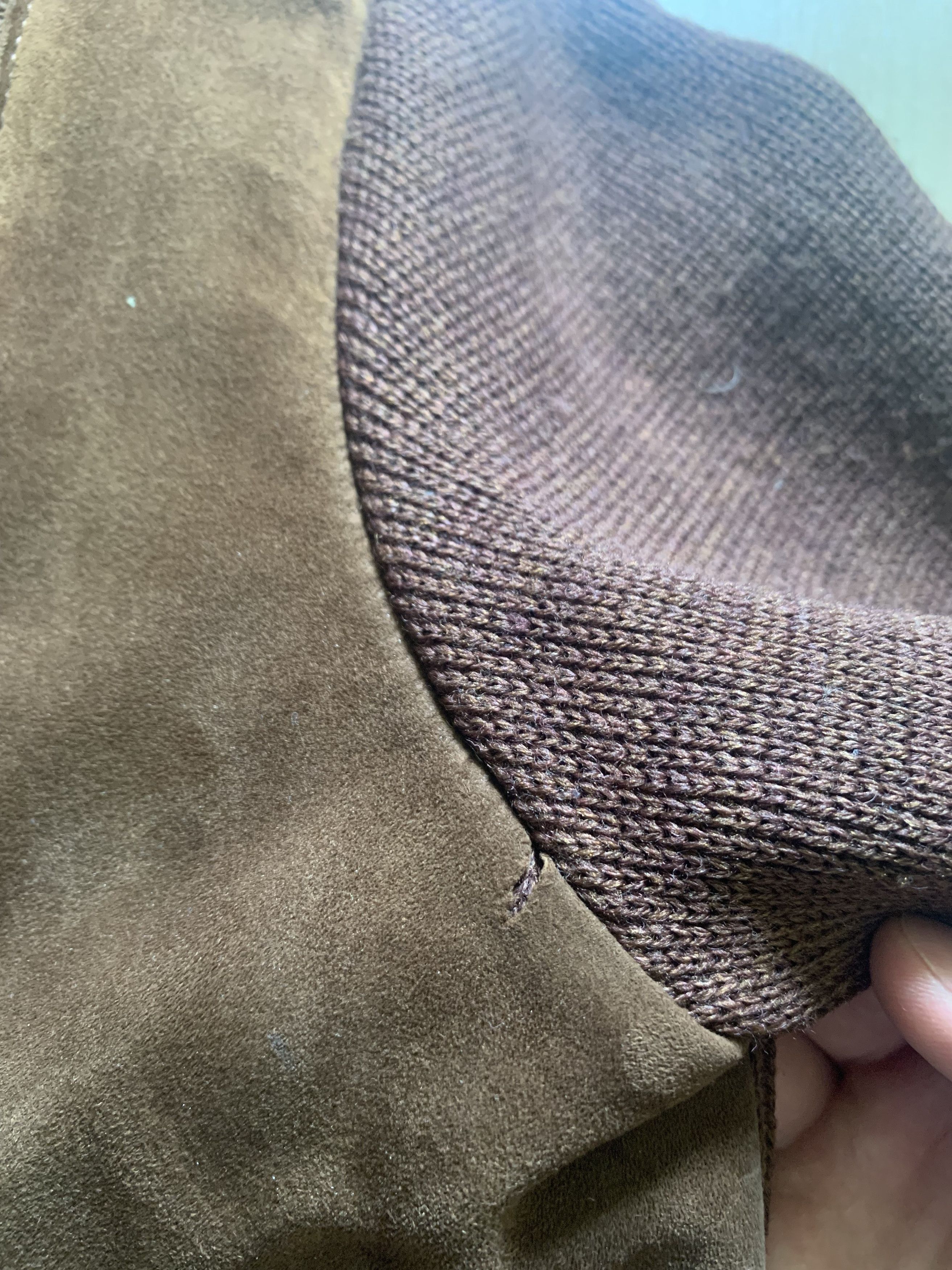 Vintage Wool Cardigan 70s Brown Vintage Size US S / EU 44-46 / 1 - 6 Thumbnail