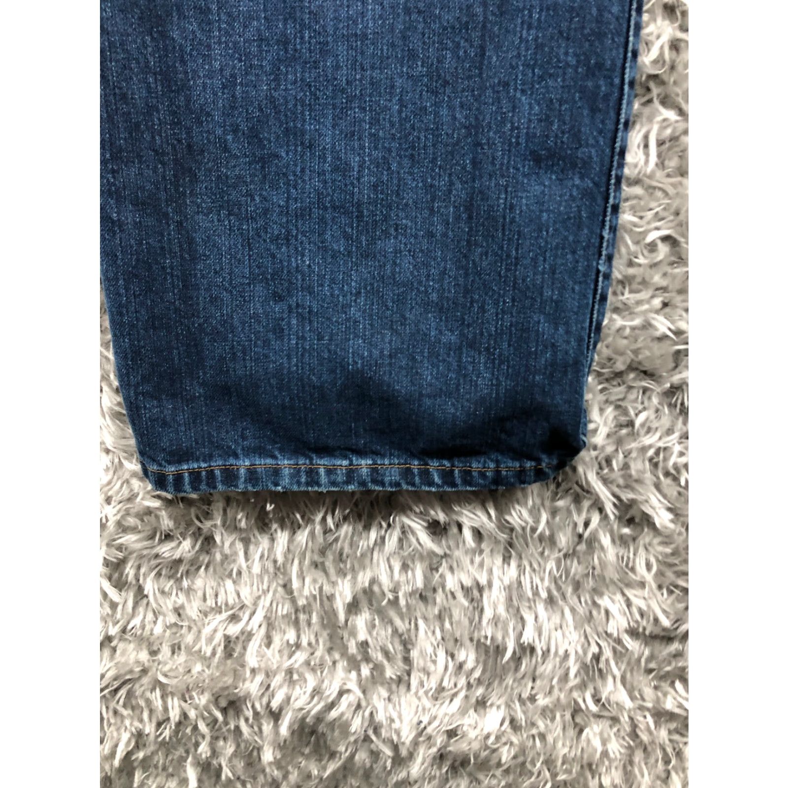 Ralph Lauren VINTAGE LRL Jeans Size 12 Womens Mid Rise Dark Wash Blue Denim Straight Leg Size 34" / US 12 / IT 48 - 7 Thumbnail