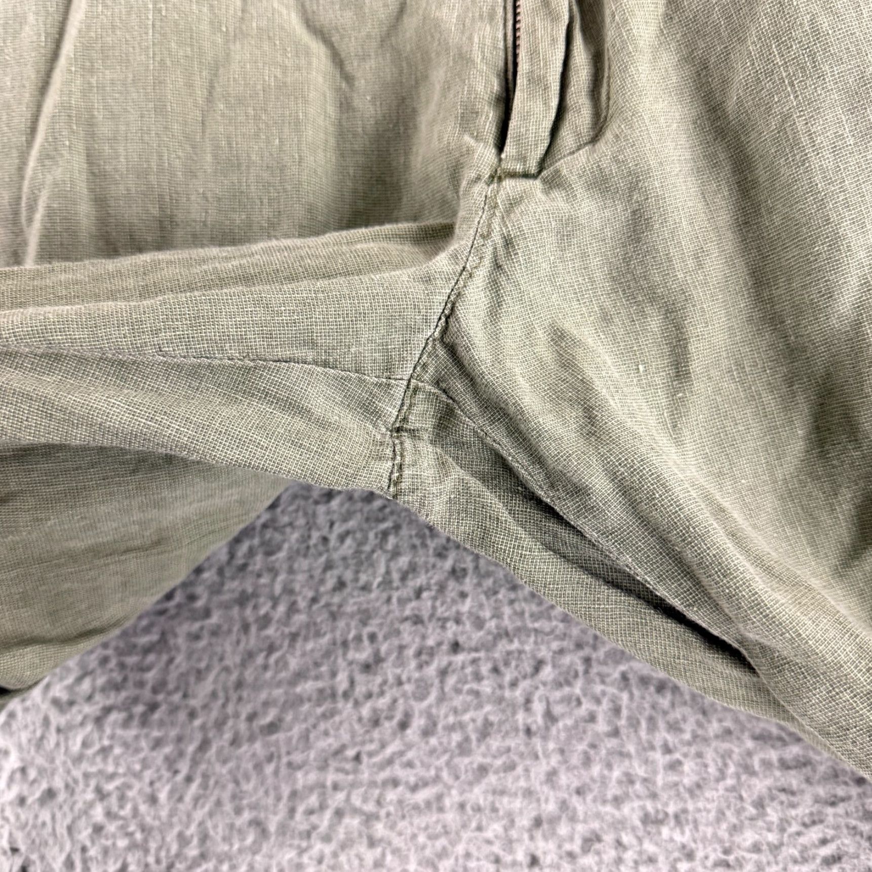 Apolis Apolis Global Citizen Civilian Chino Pants Men 28 Green Linen Cotton Casual Size US 28 / EU 44 - 4 Thumbnail