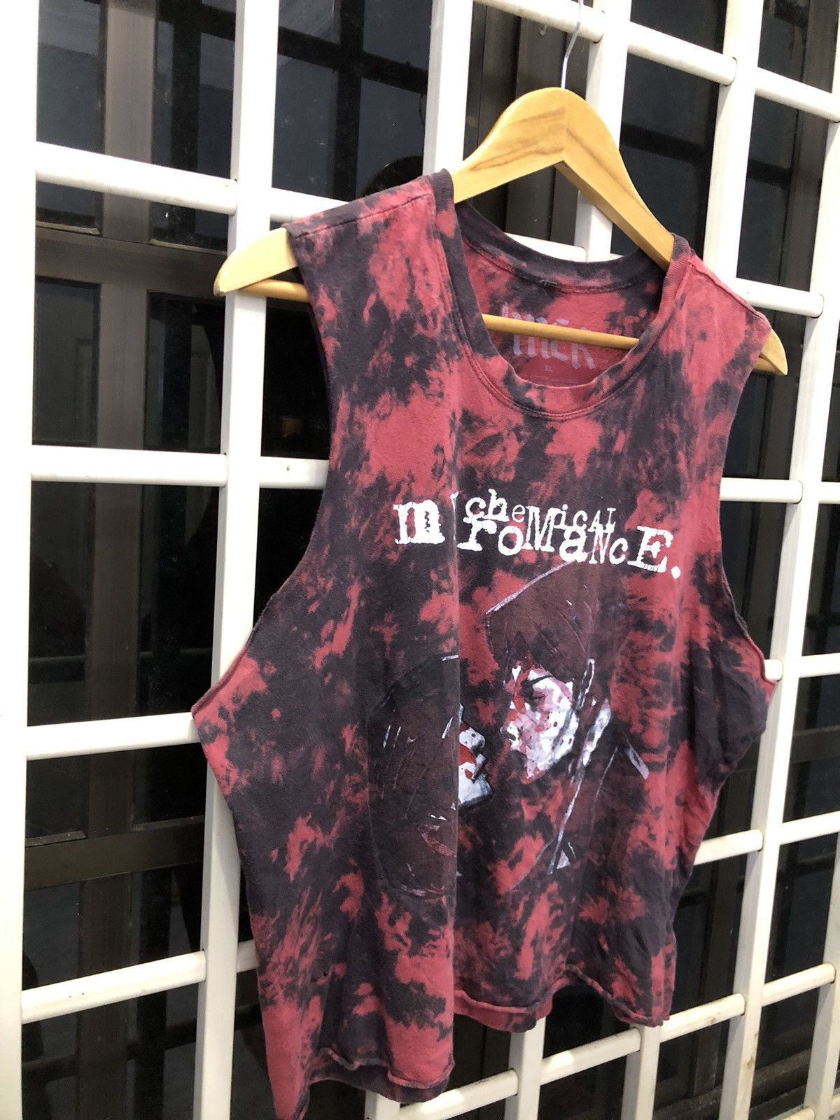 My Chemical Romance Bleach Tie Dye My Chemical Romance Punk Sleeveless Top Size US M / EU 48-50 / 2 - 3 Thumbnail