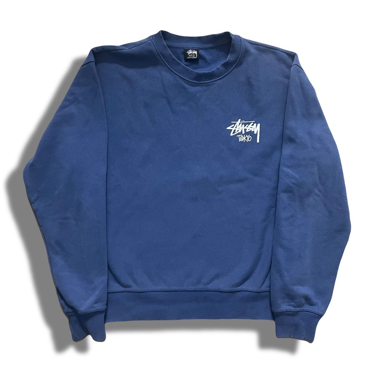 Stussy Stussy Tokyo Blue Sweatshirt Size US L / EU 52-54 / 3 - 1 Thumbnail