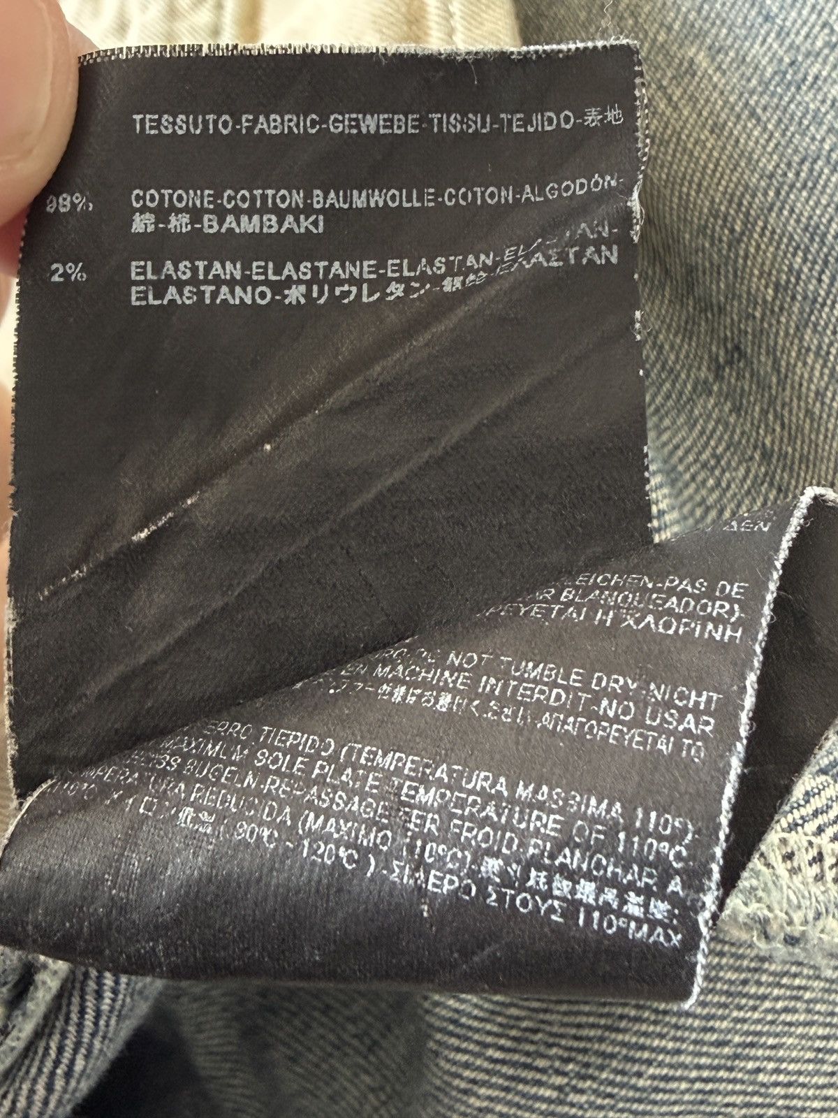 Saint Laurent Paris Timeless Distressed Denim 34 36 (2015 Hedi Slimane Era) Size US 34 / EU 50 - 16 Thumbnail