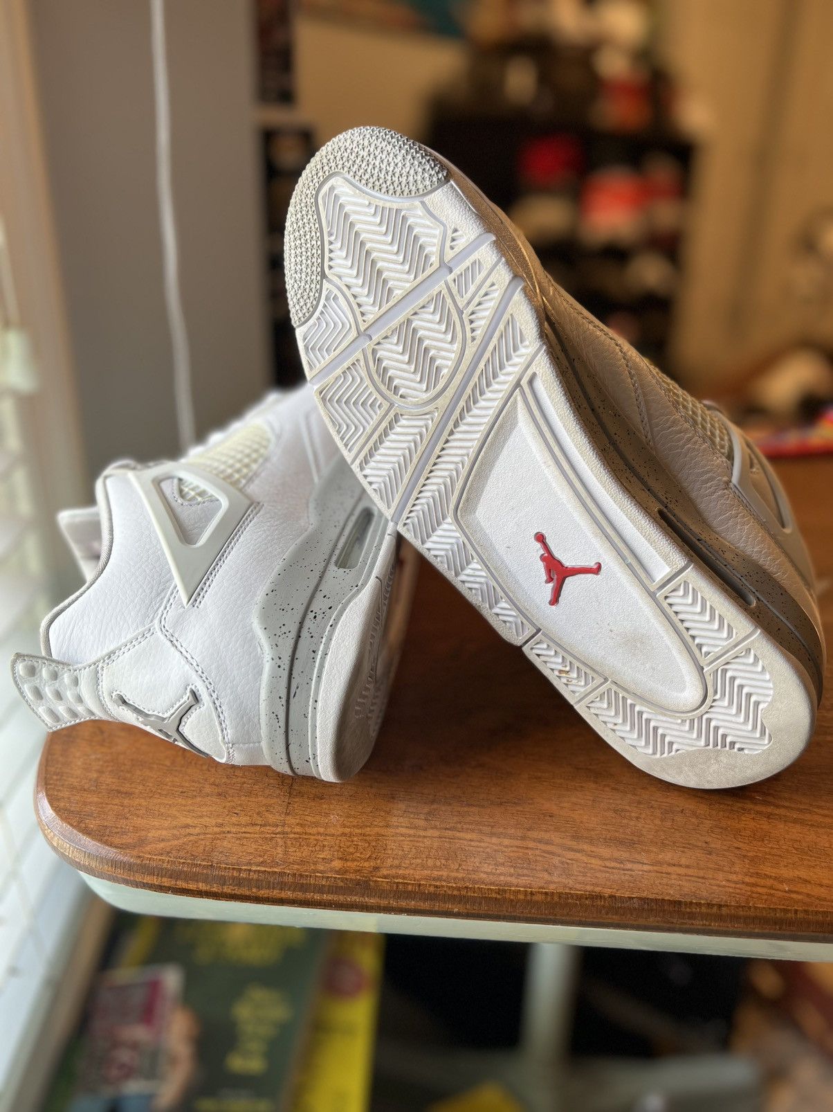 Jordan Brand × Nike Jordan 4 White Oreo Sz 10.5 w Box Size US 10.5 / EU 43-44 - 7 Thumbnail
