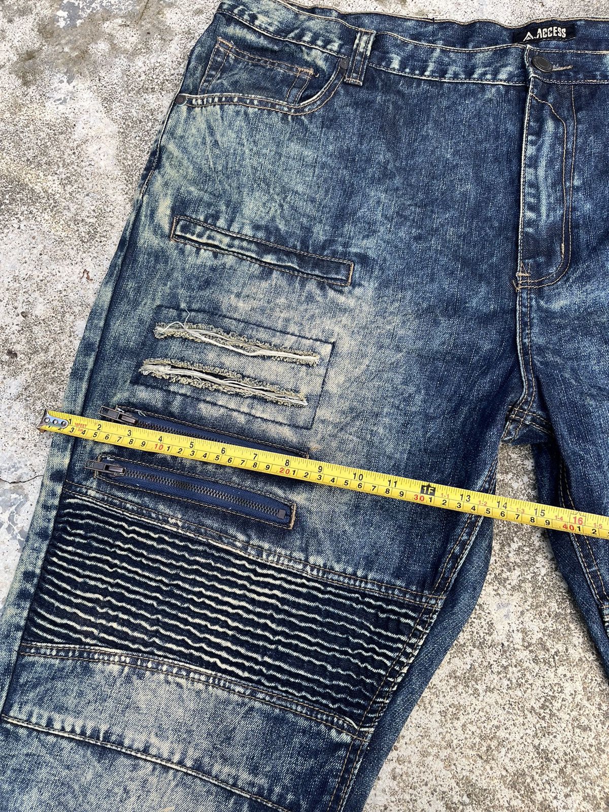 If Six Was Nine × Japanese Brand × Le Grande Bleu (L.G.B.) Baggy Crazy LGB Inspired Denim Size US 38 / EU 54 - 9 Thumbnail