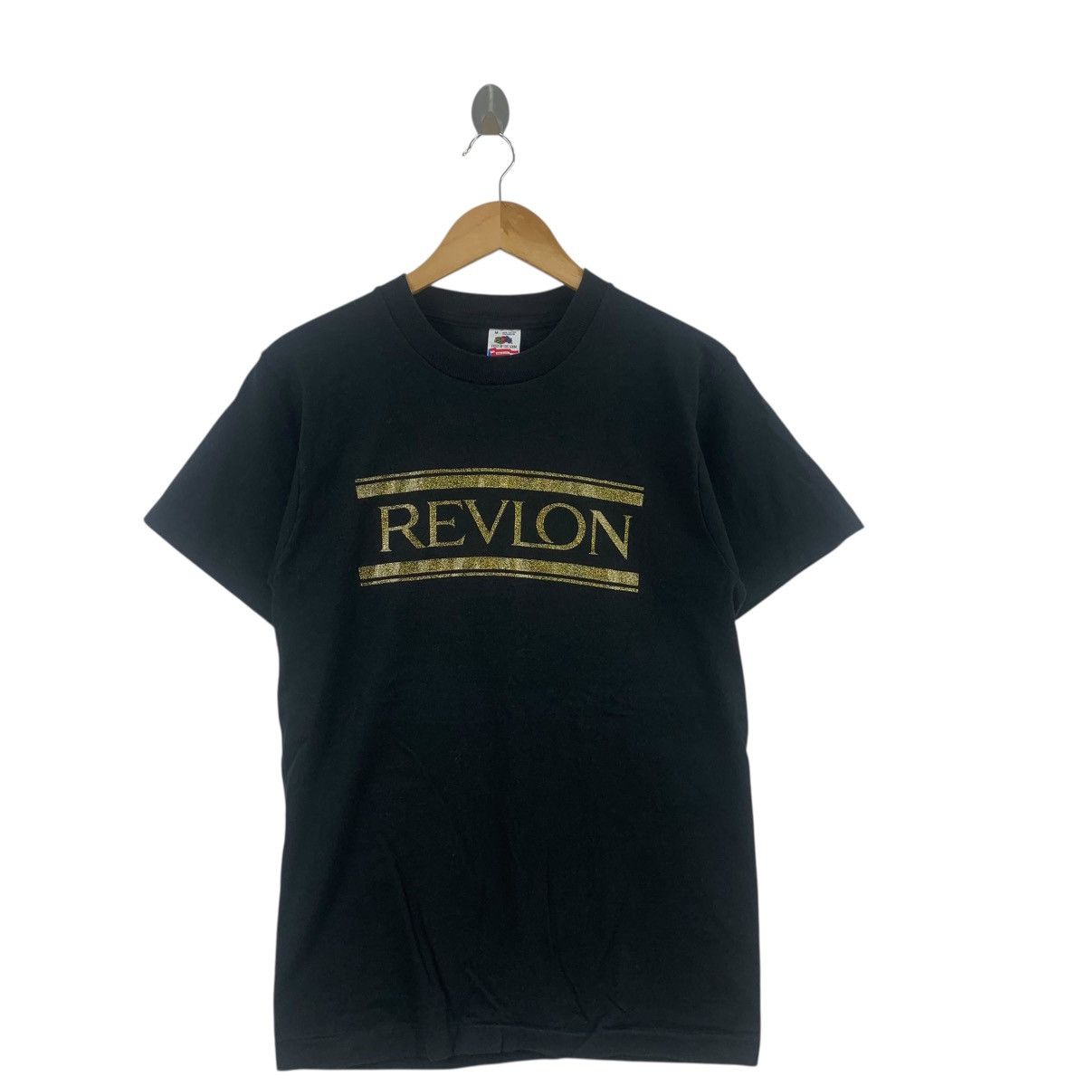 Vintage Vintage 90s REVLON MAKEUP COSMETIC Promo Ads Tee Shirt Size S / US 4 / IT 40 - 4 Thumbnail