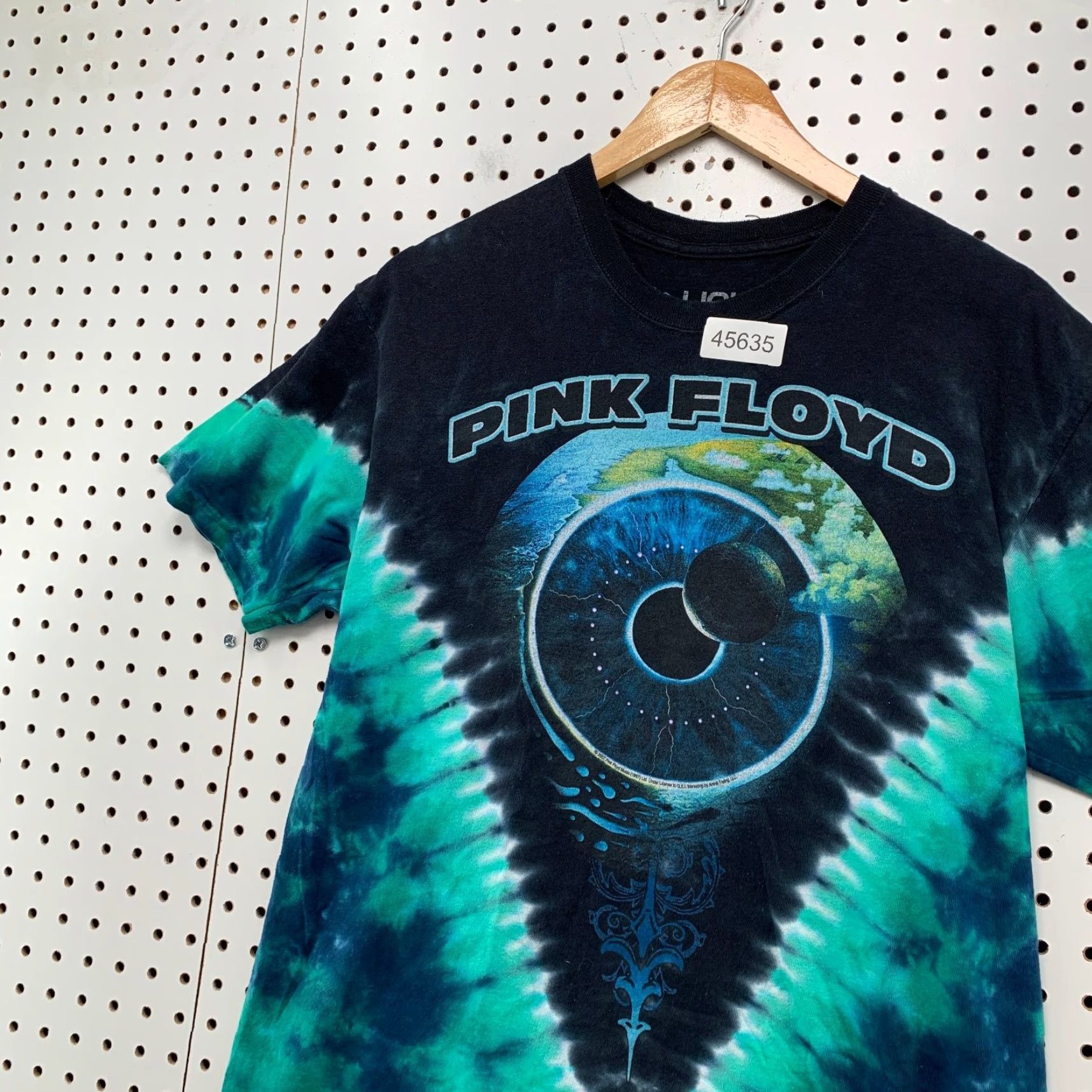 Liquid Blue Pink Floyd Pulse T Shirt Mens Medium Liquid Blue Tie Dye Music Hippie Size US M / EU 48-50 / 2 - 4 Thumbnail