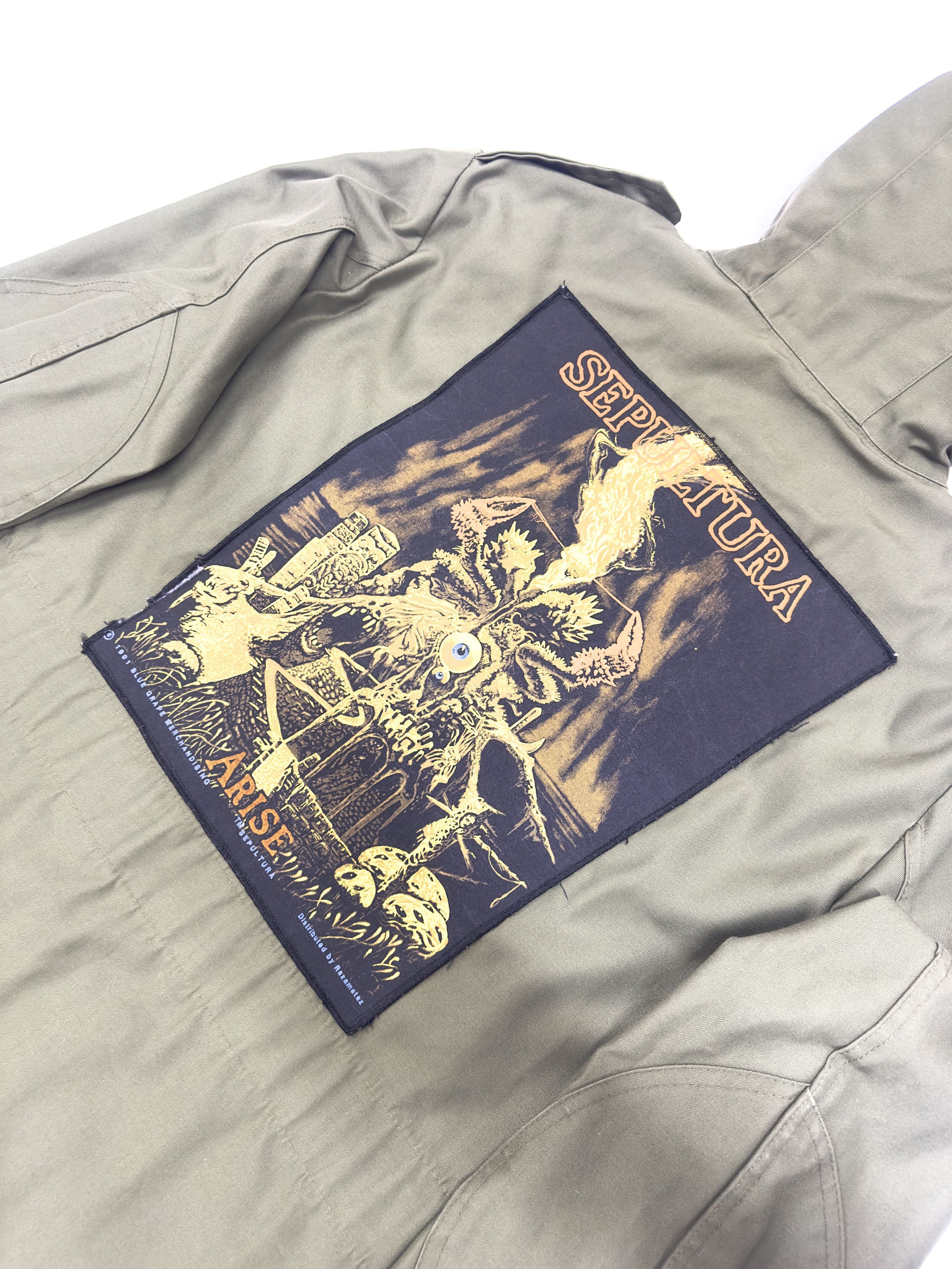 Vintage Sepultura Bundeswehr Military Army Parka Jacket 1950s Size US L / EU 52-54 / 3 - 4 Thumbnail