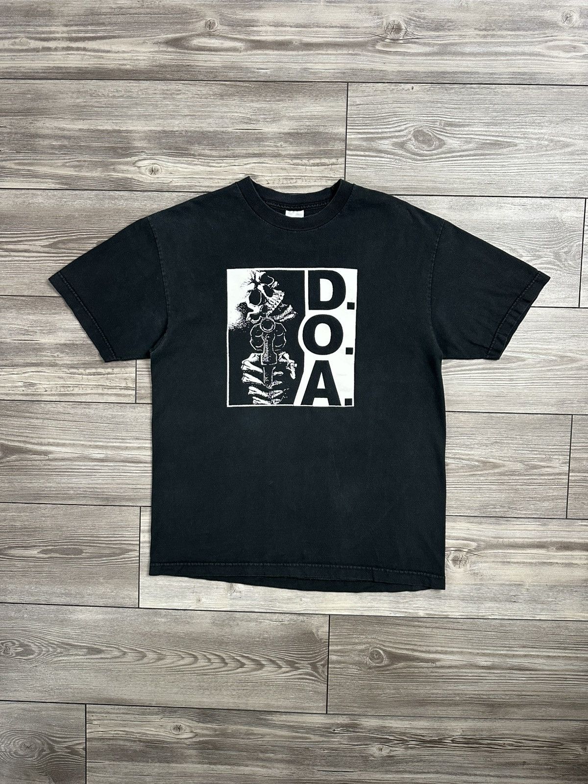 Band Tees × Vintage Vintage Y2K D.O.A. Punk Band T Shirt Grunge Size US L / EU 52-54 / 3 - 1 Thumbnail