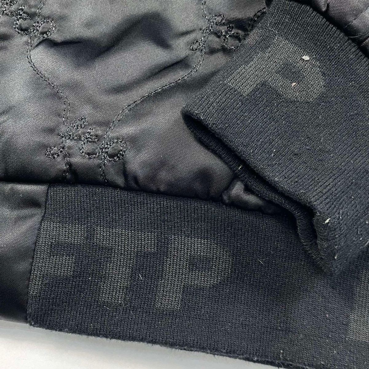 Fuck The Population FTP (Fuck the population) Quilted Satin Bomber Jacket Black Size US M / EU 48-50 / 2 - 5 Thumbnail