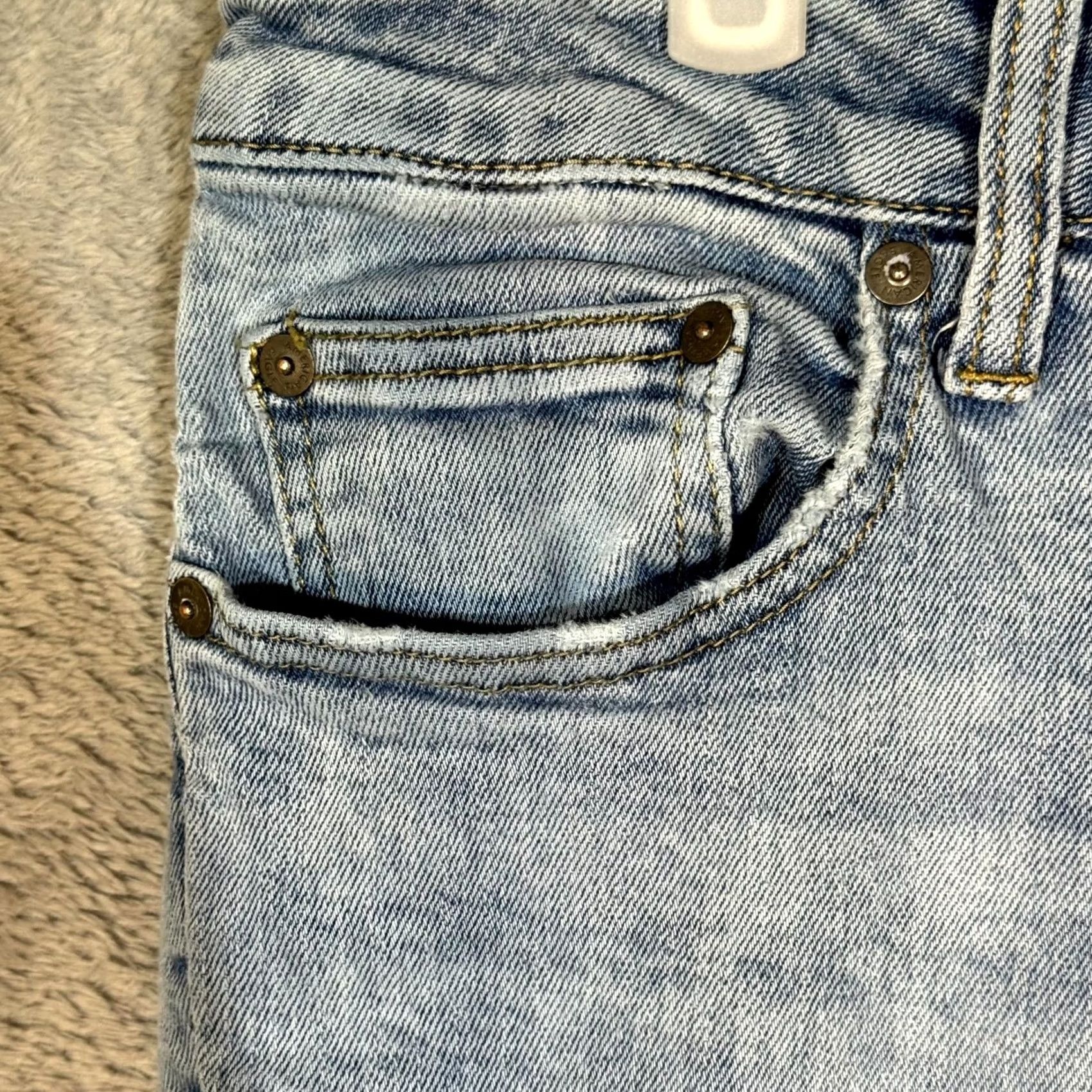 American Eagle Outfitters American Eagle Men’s Skinny Leg Jeans 32×32 Blue Denim Stretch Excellent Size US 32 / EU 48 - 3 Thumbnail