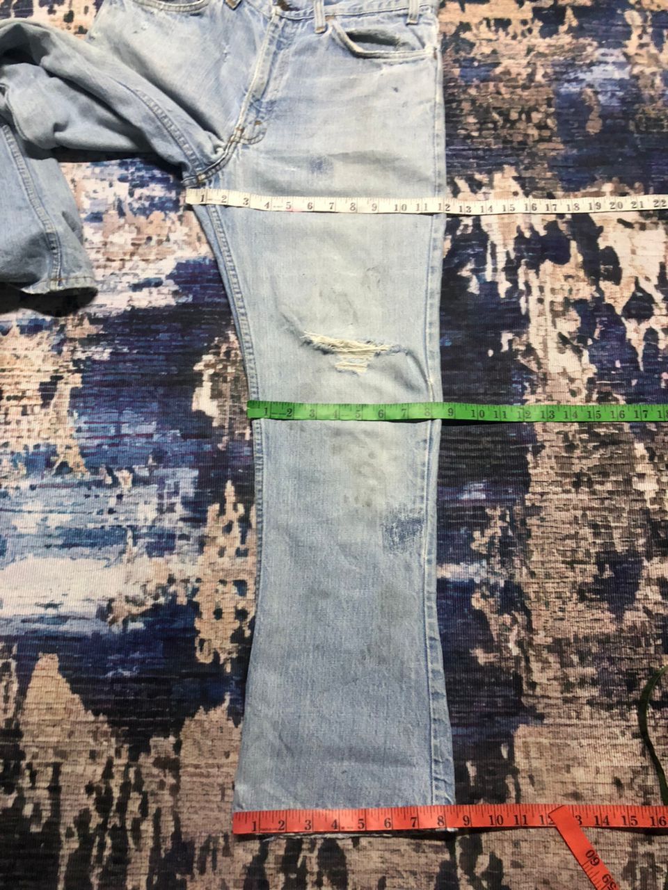 Levi's Vintage Levi's Button 31 Jeans Pants Distressed Faded Size US 31 - 22 Thumbnail